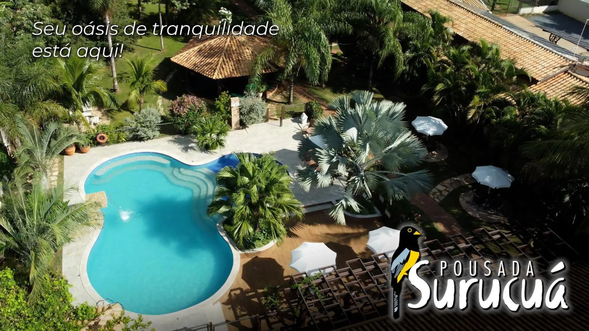 Natural landscape in Pousada Surucuá - Bonito MS