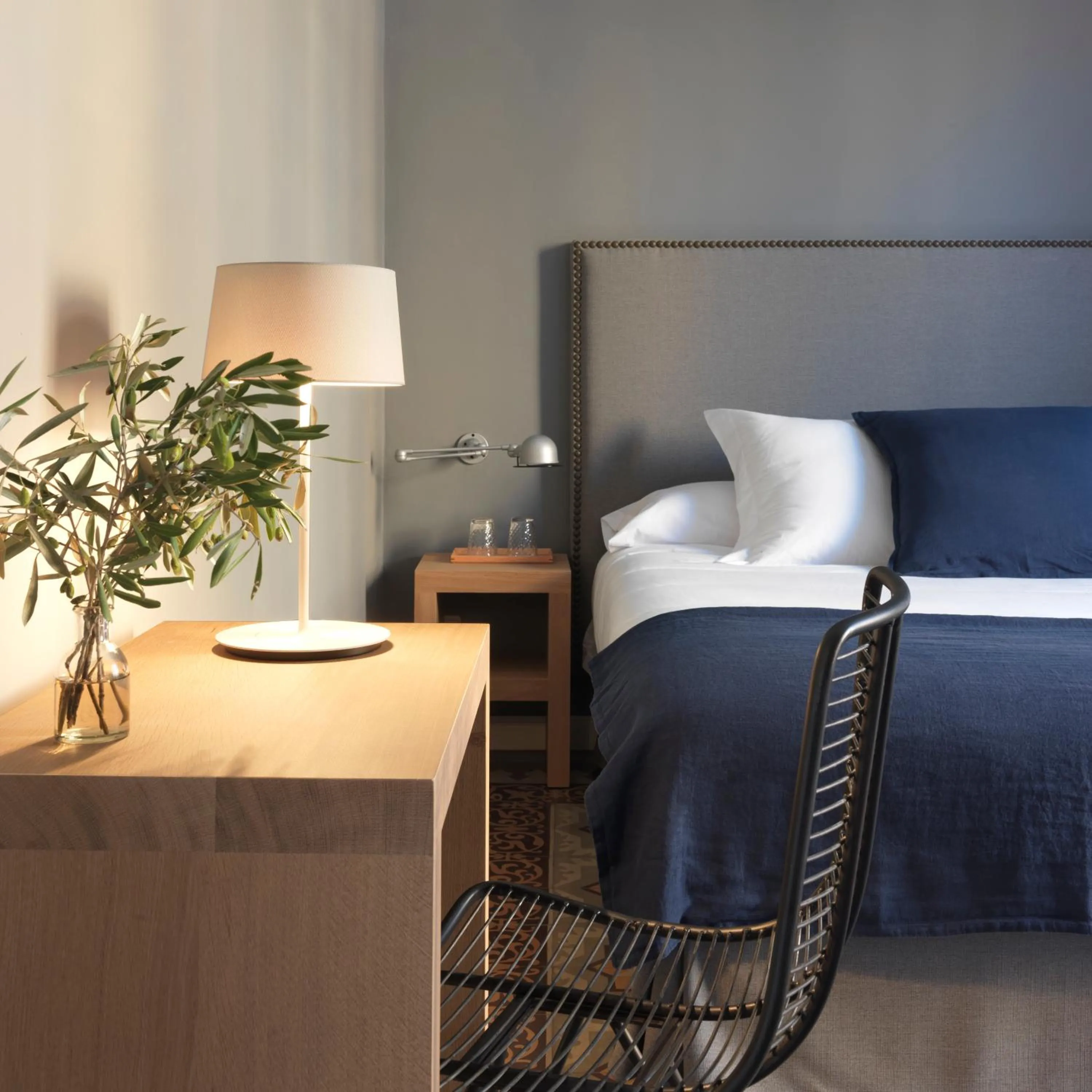 Decorative detail, Bed in Casa Vincke Hotel