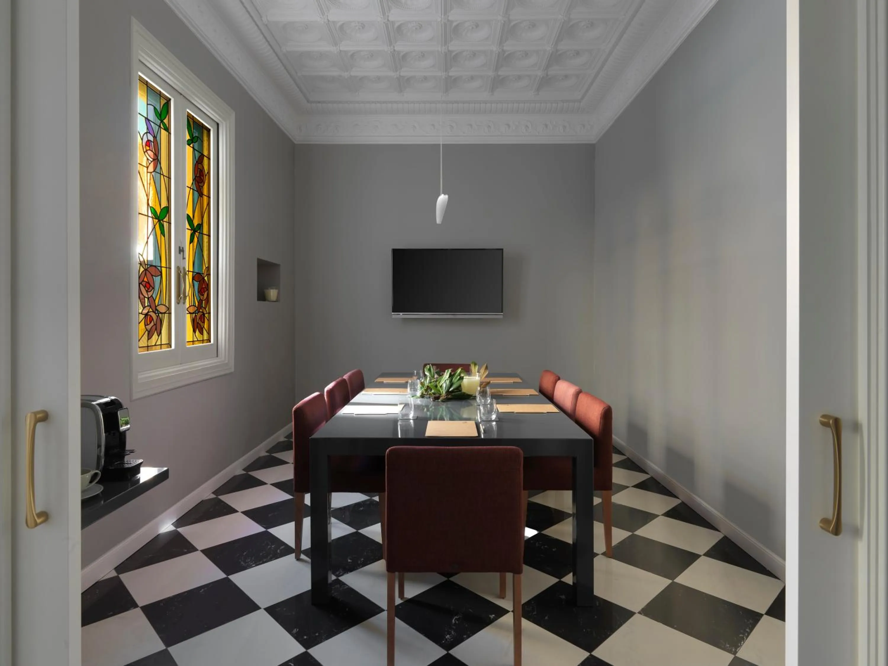 Communal lounge/ TV room in Casa Vincke Hotel