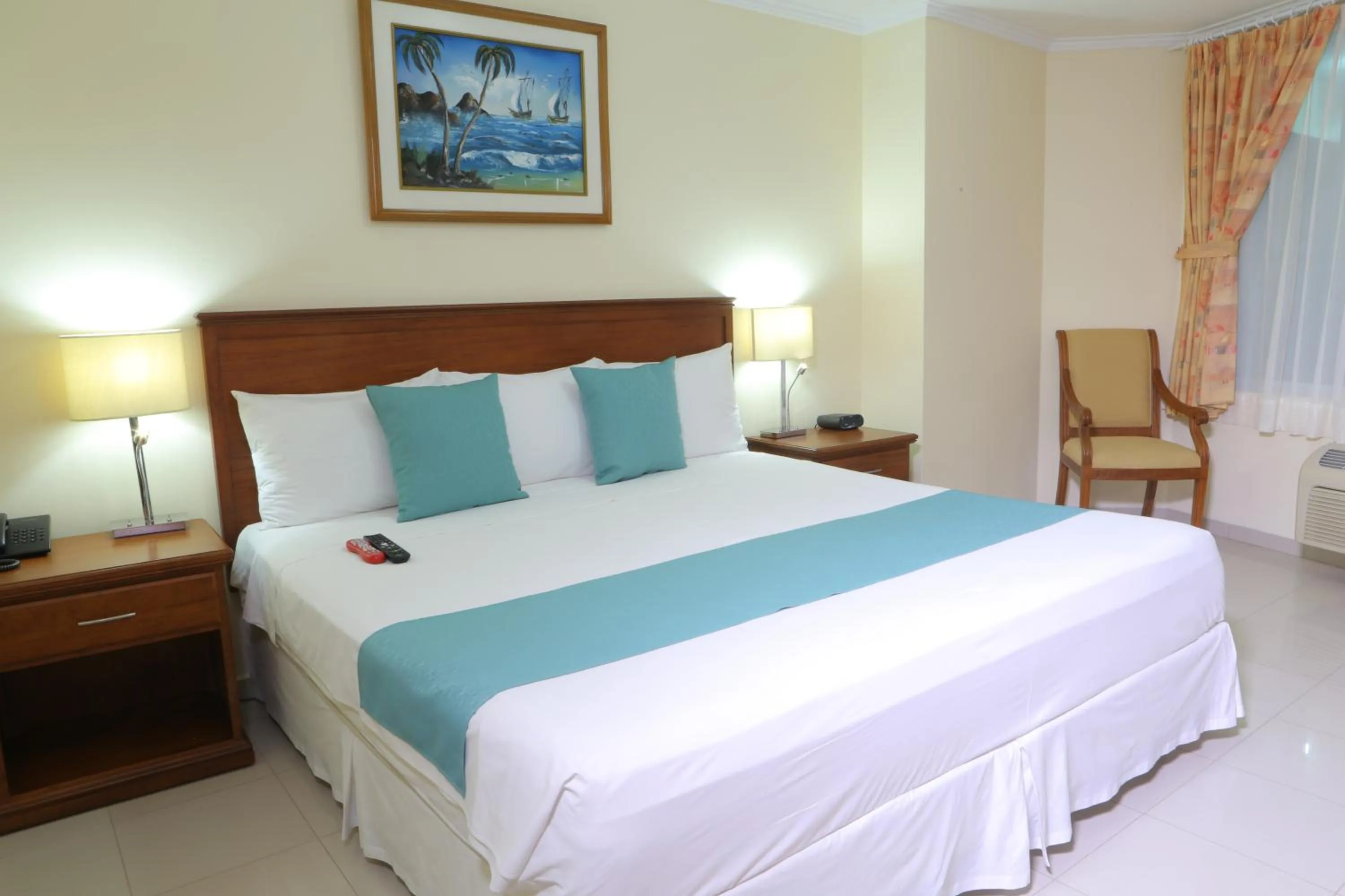 Decorative detail, Bed in Hotel El Marqués