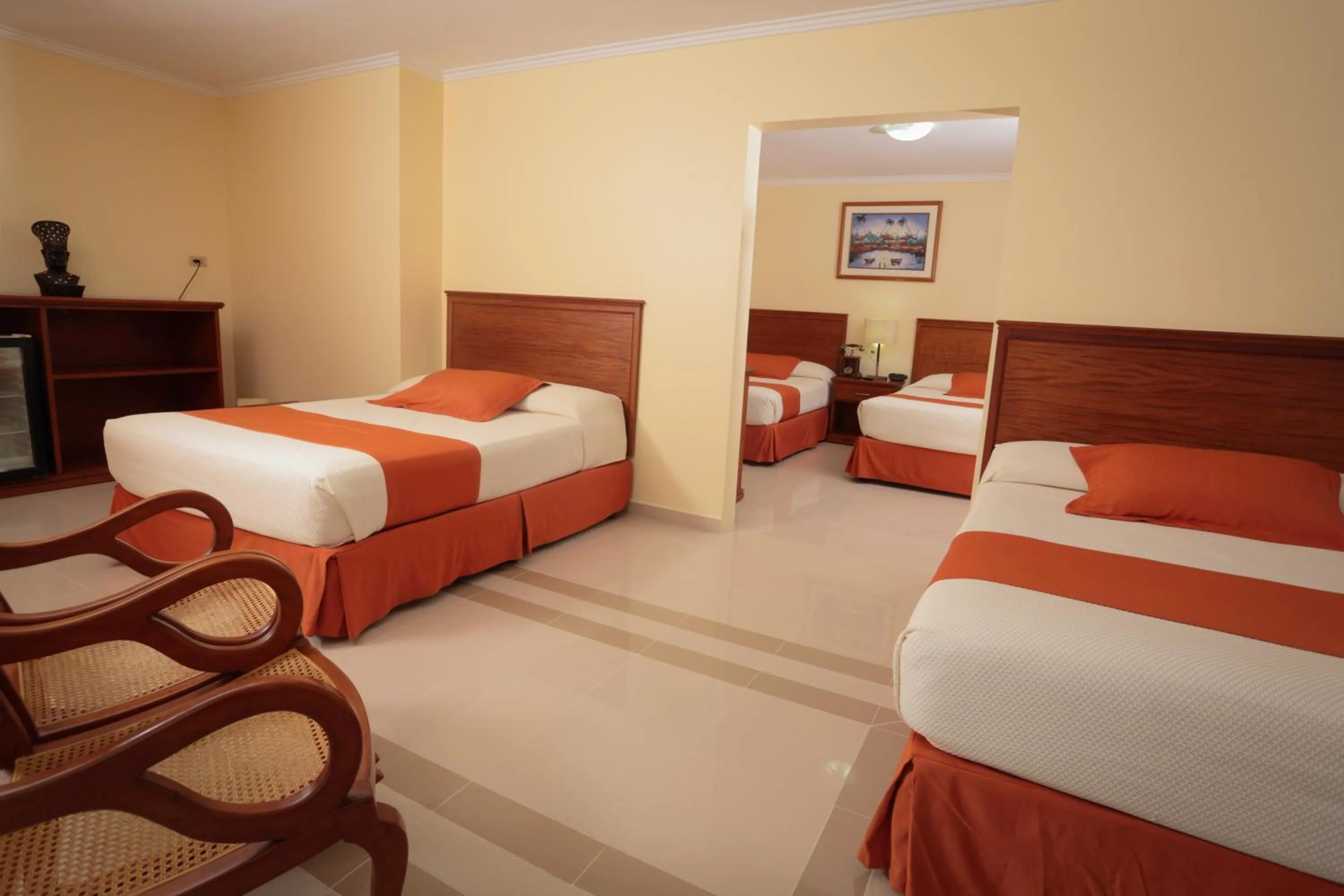 Bed in Hotel El Marqués