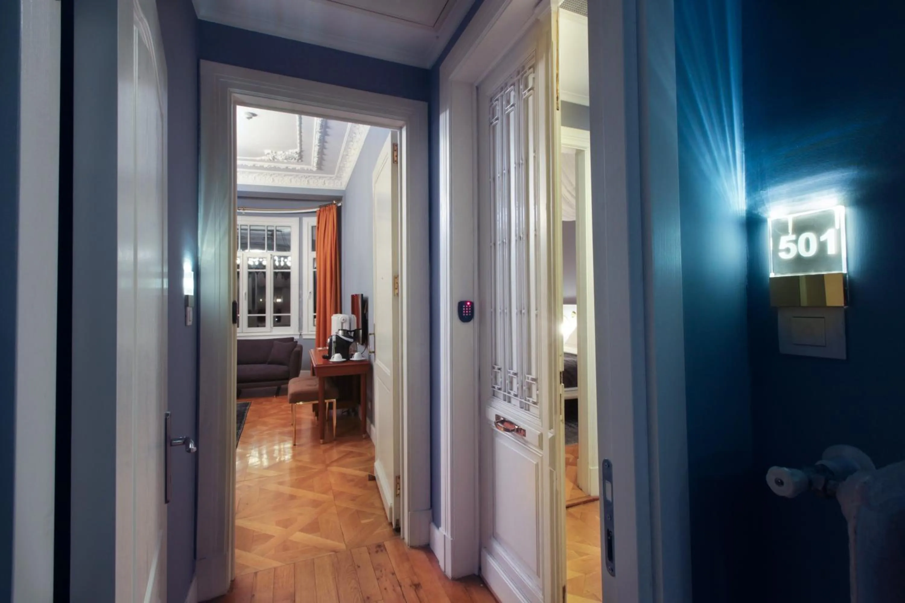 Living room in Lina Hotel Taksim Pera