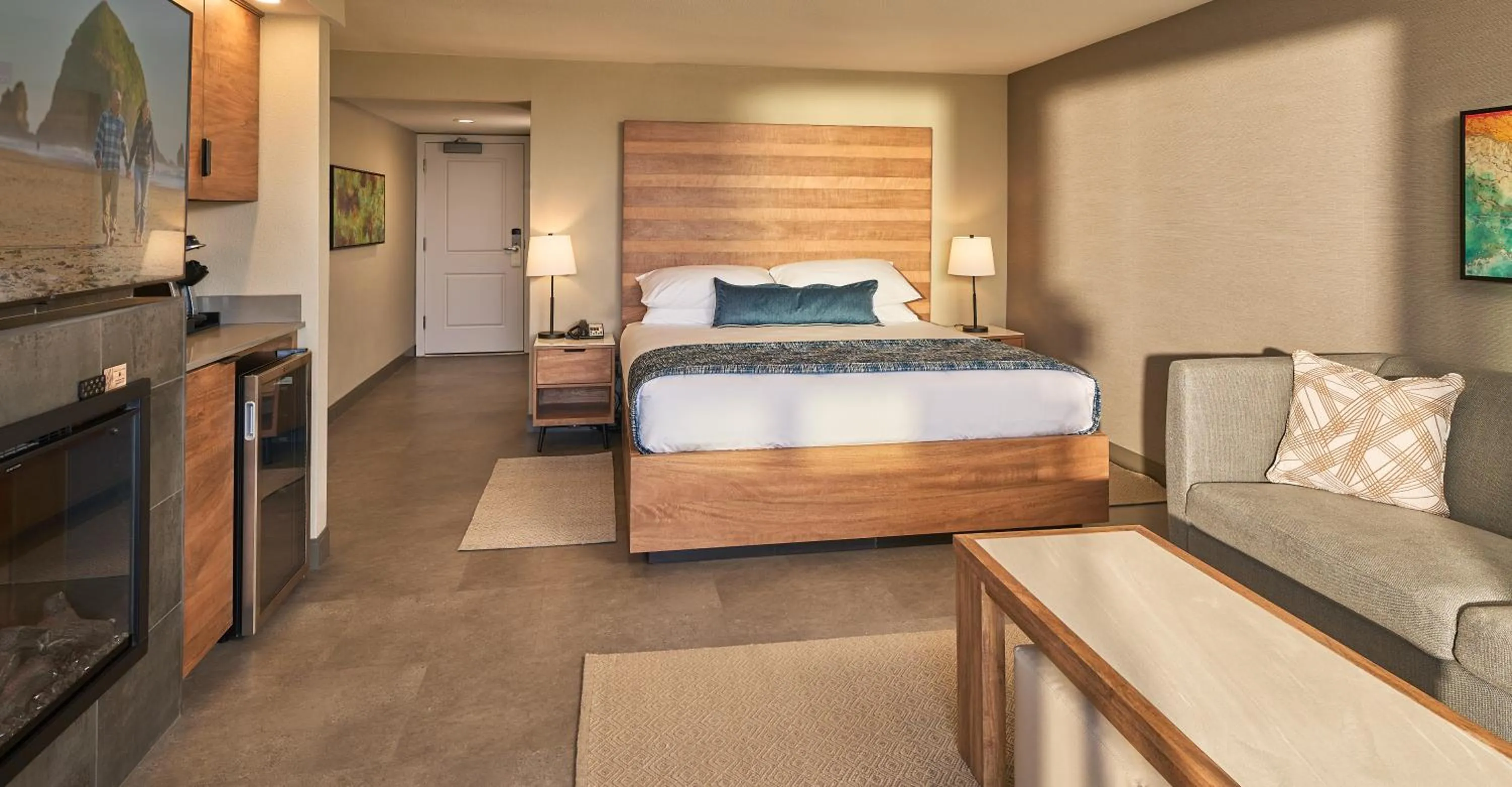 Bed in Surfsand Resort