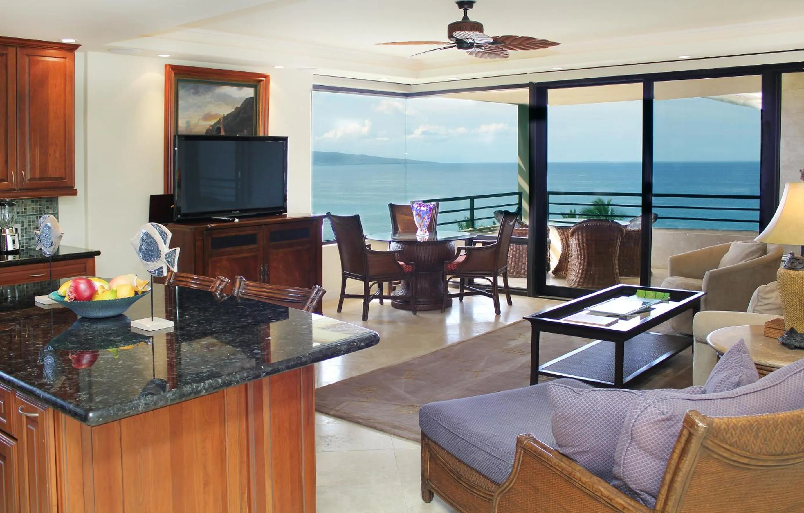 Seating area in Polo Beach Club - CoralTree Residence Collection