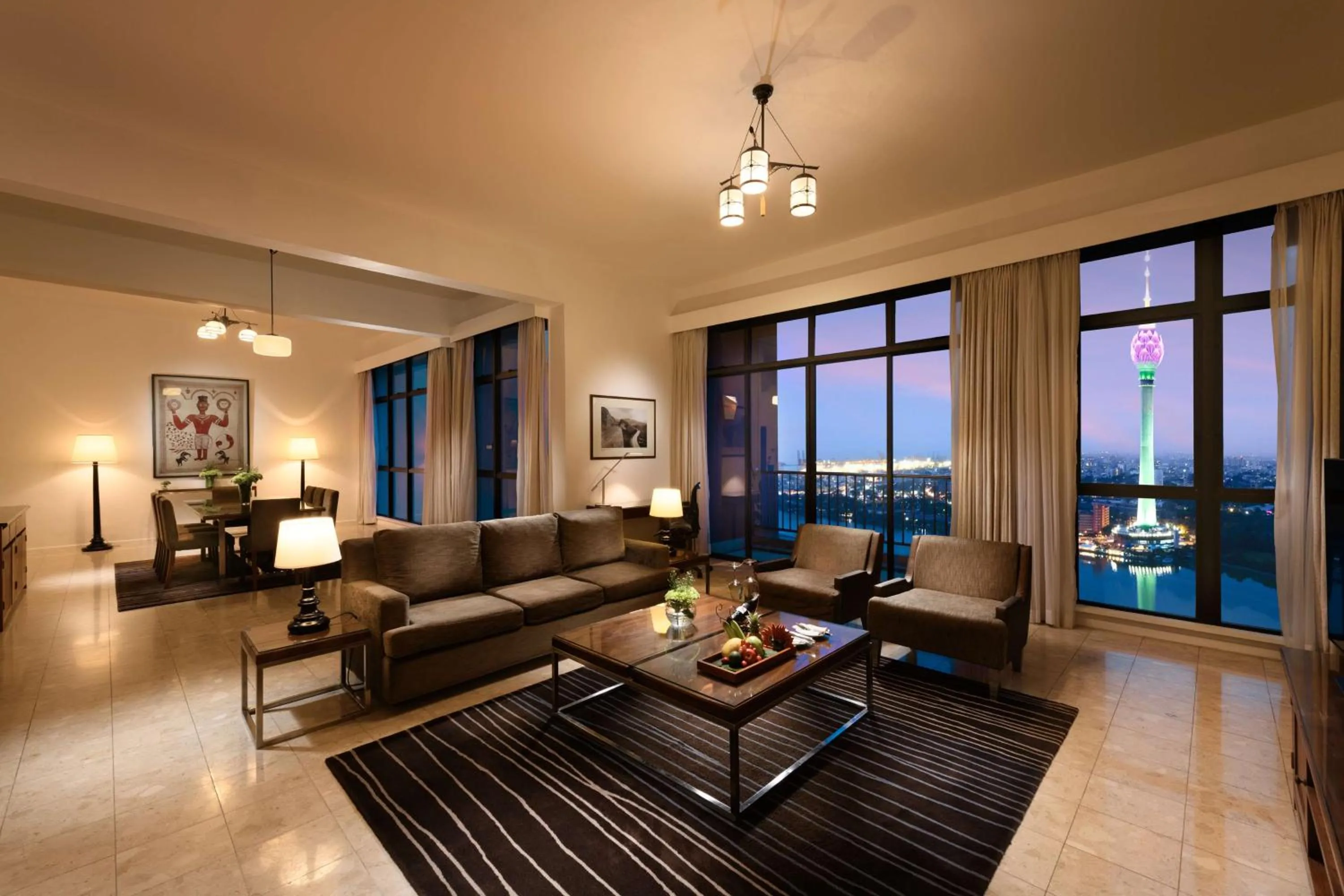 Living room in Hilton Colombo Residence