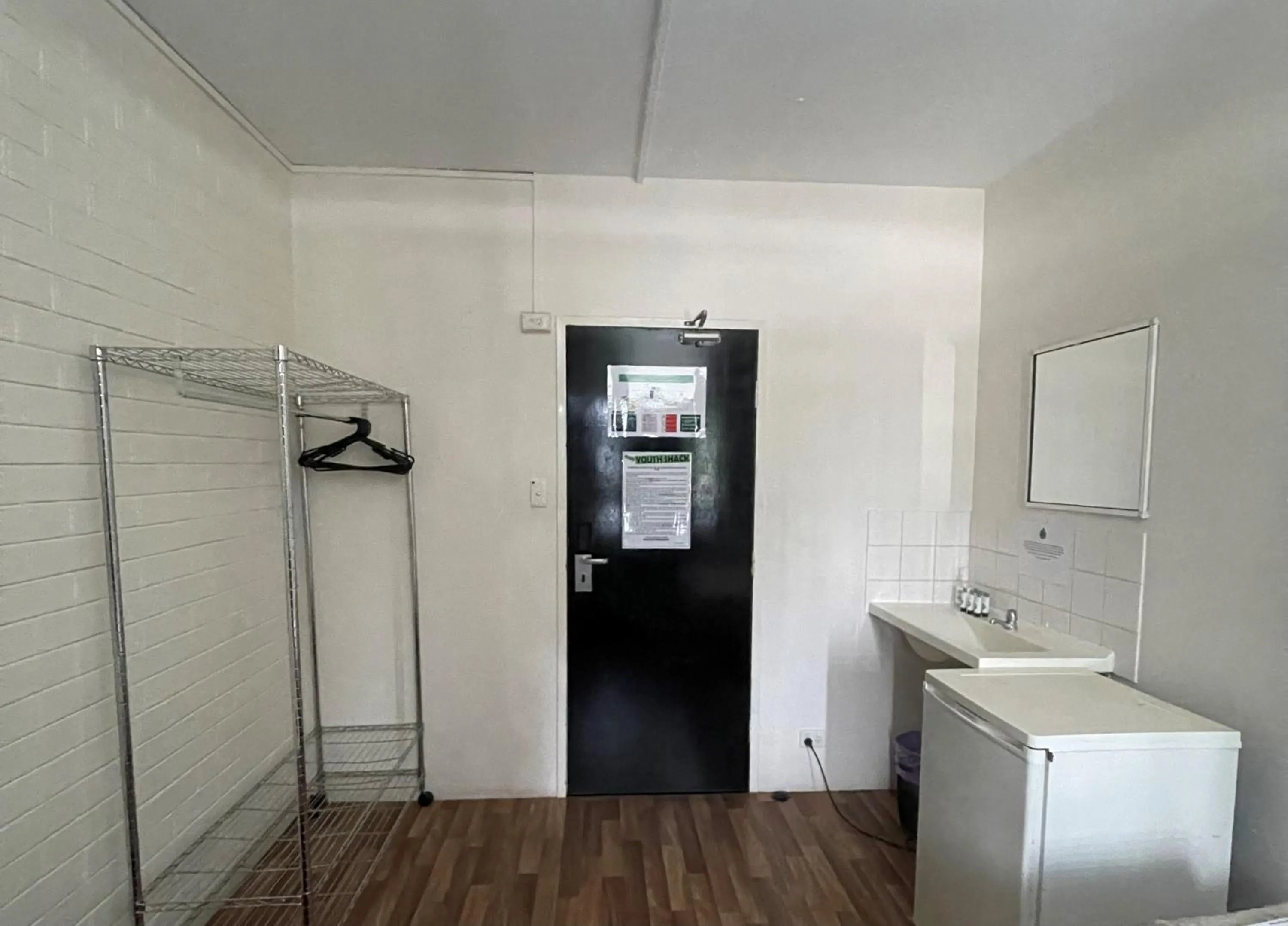 wardrobe in Youth Shack Backpackers Darwin