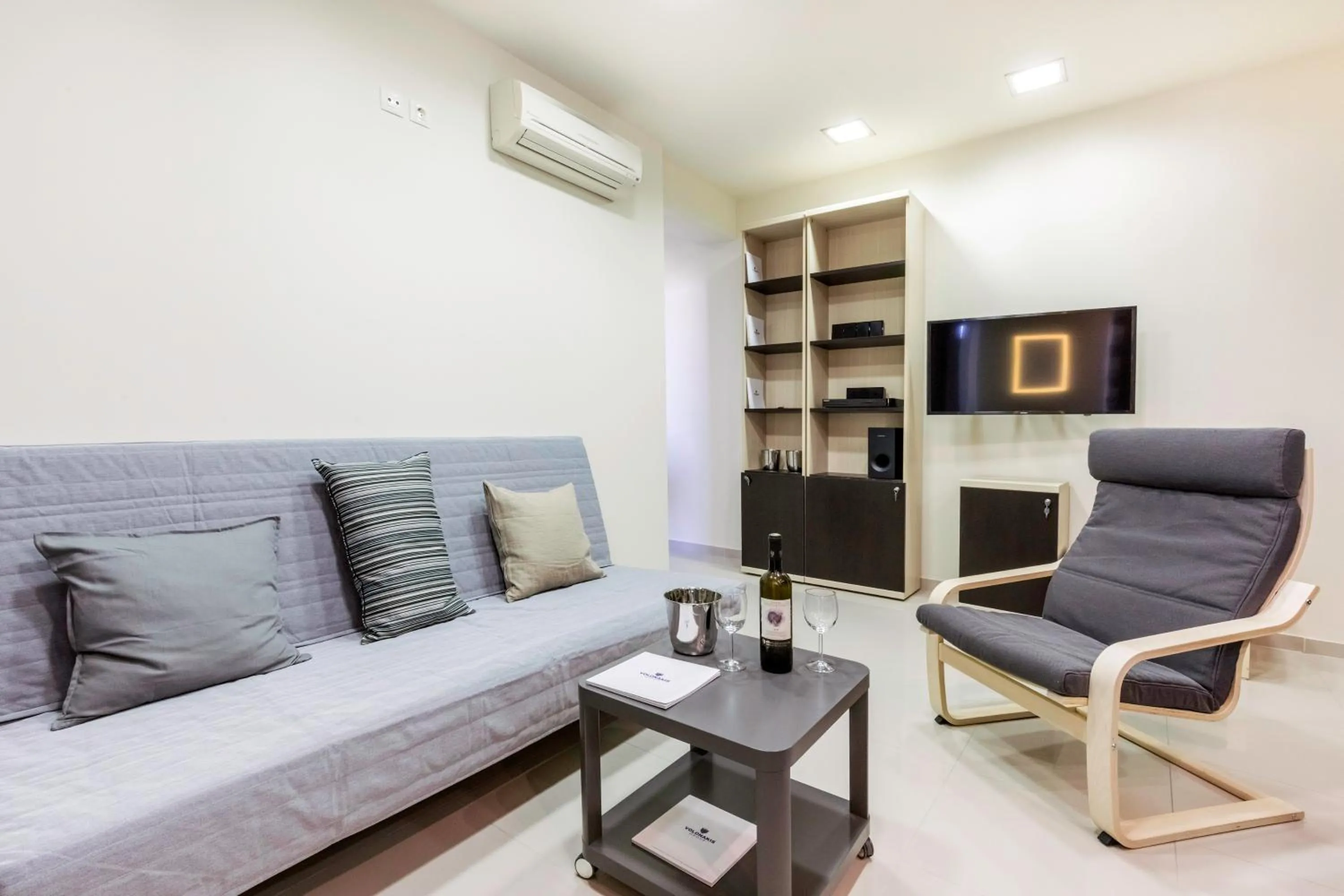 Living room in Rhodes Central Suite