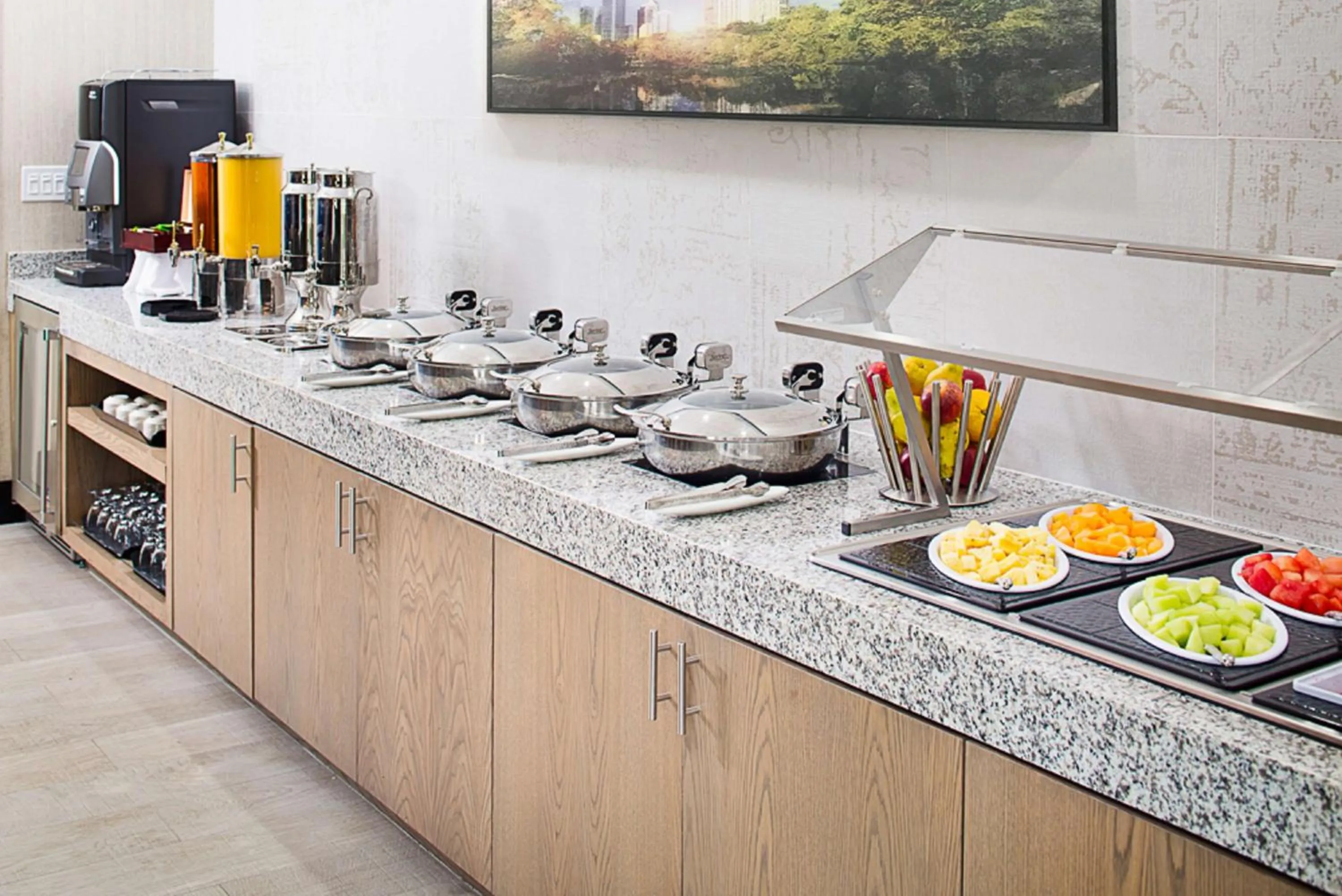 Breakfast in Hilton Atlanta Perimeter Suites