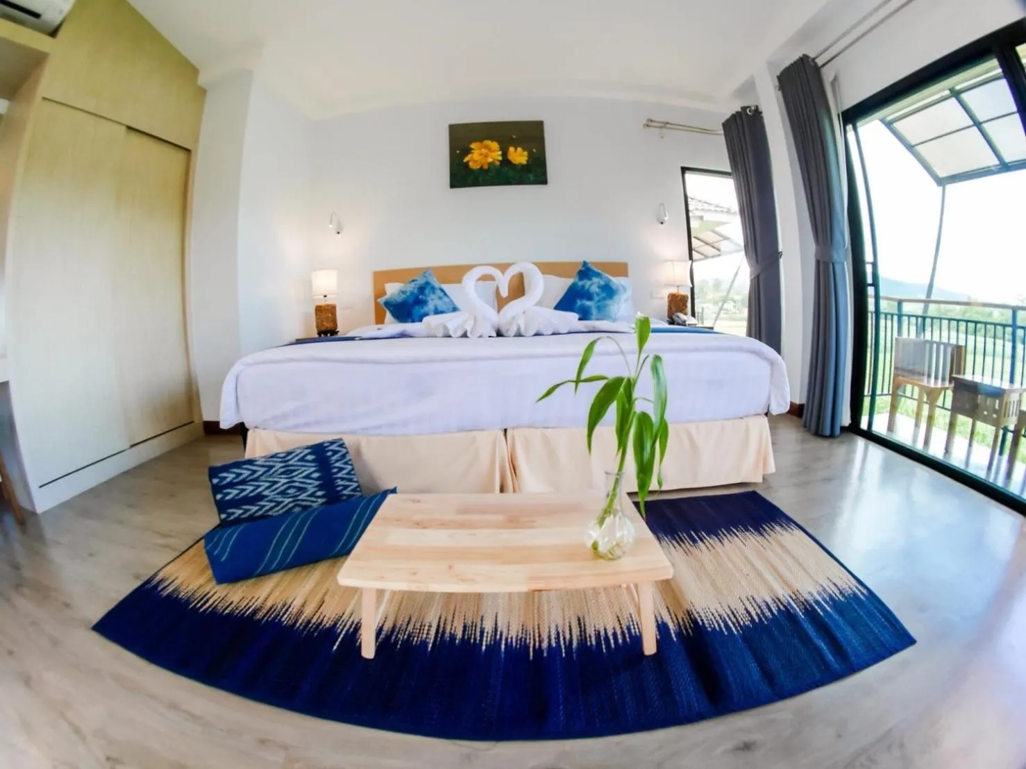 Bed in Phuruakeeree Resort