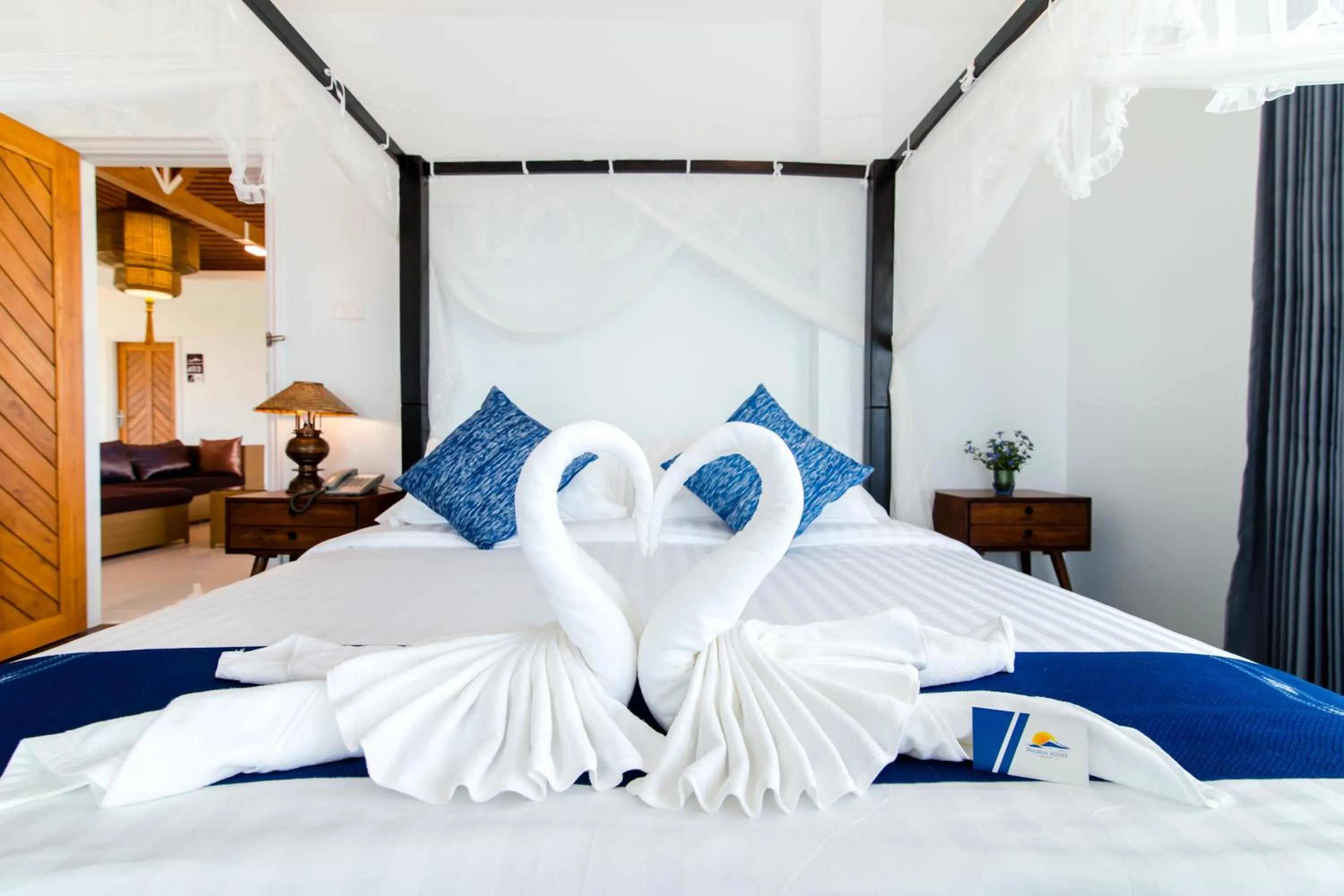 Bed in Phuruakeeree Resort