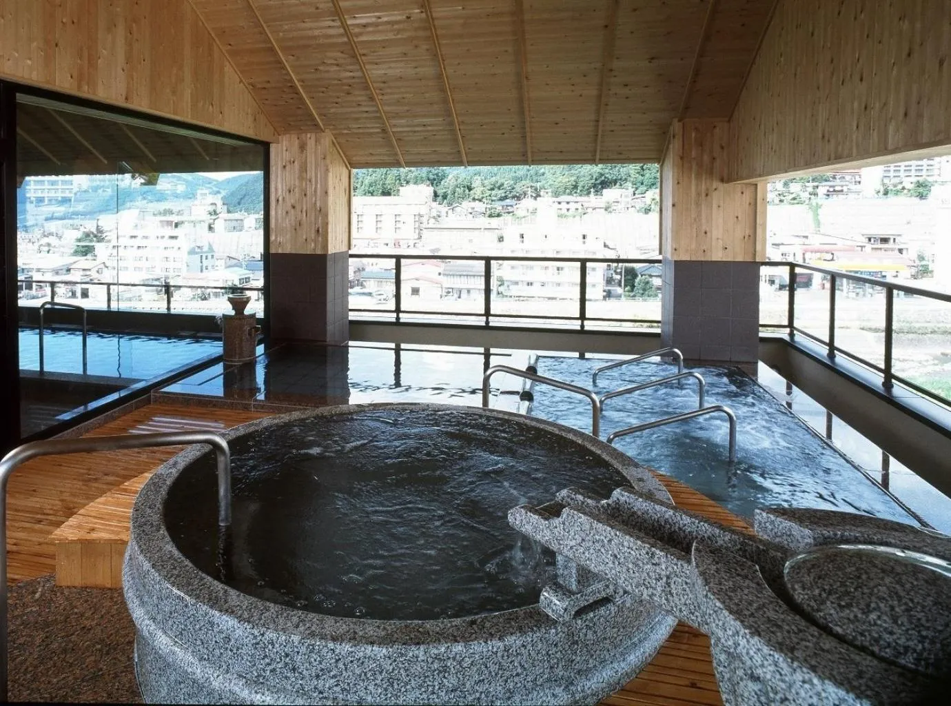 Hot Spring Bath in Aburaya Tousen