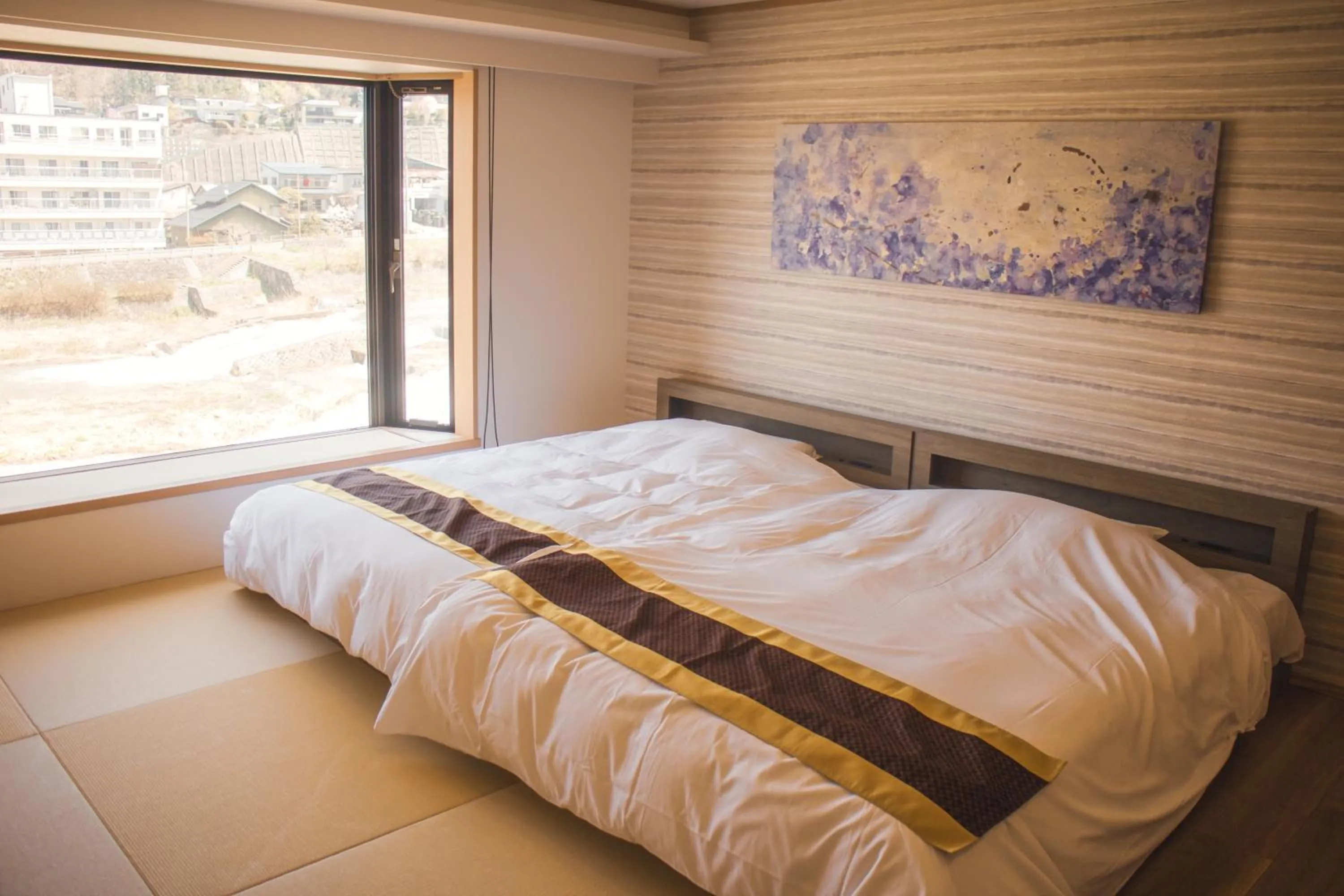 Photo of the whole room, Bed in Aburaya Tousen