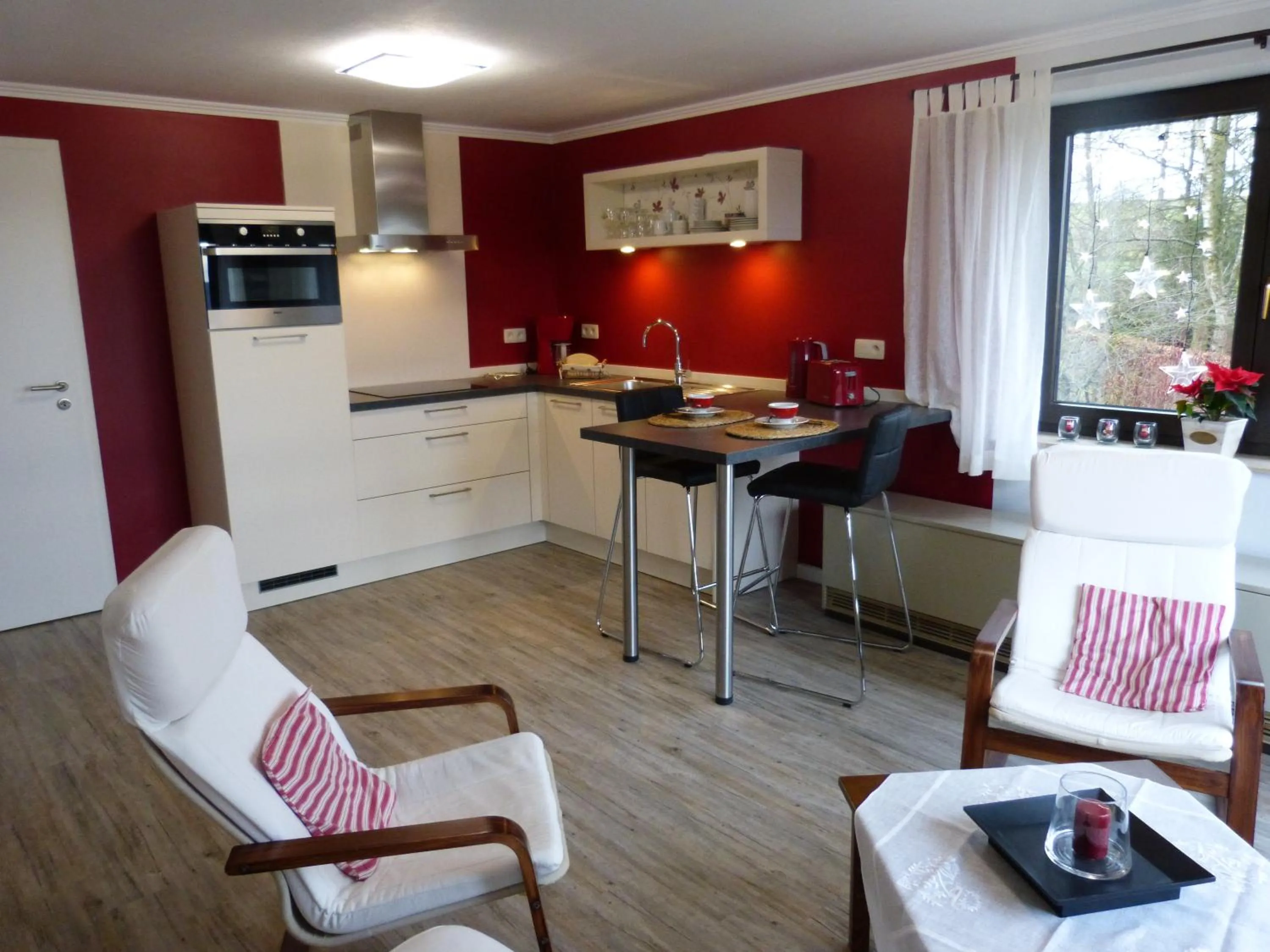 Kitchen or kitchenette in L'Horizon Studios & Apparts