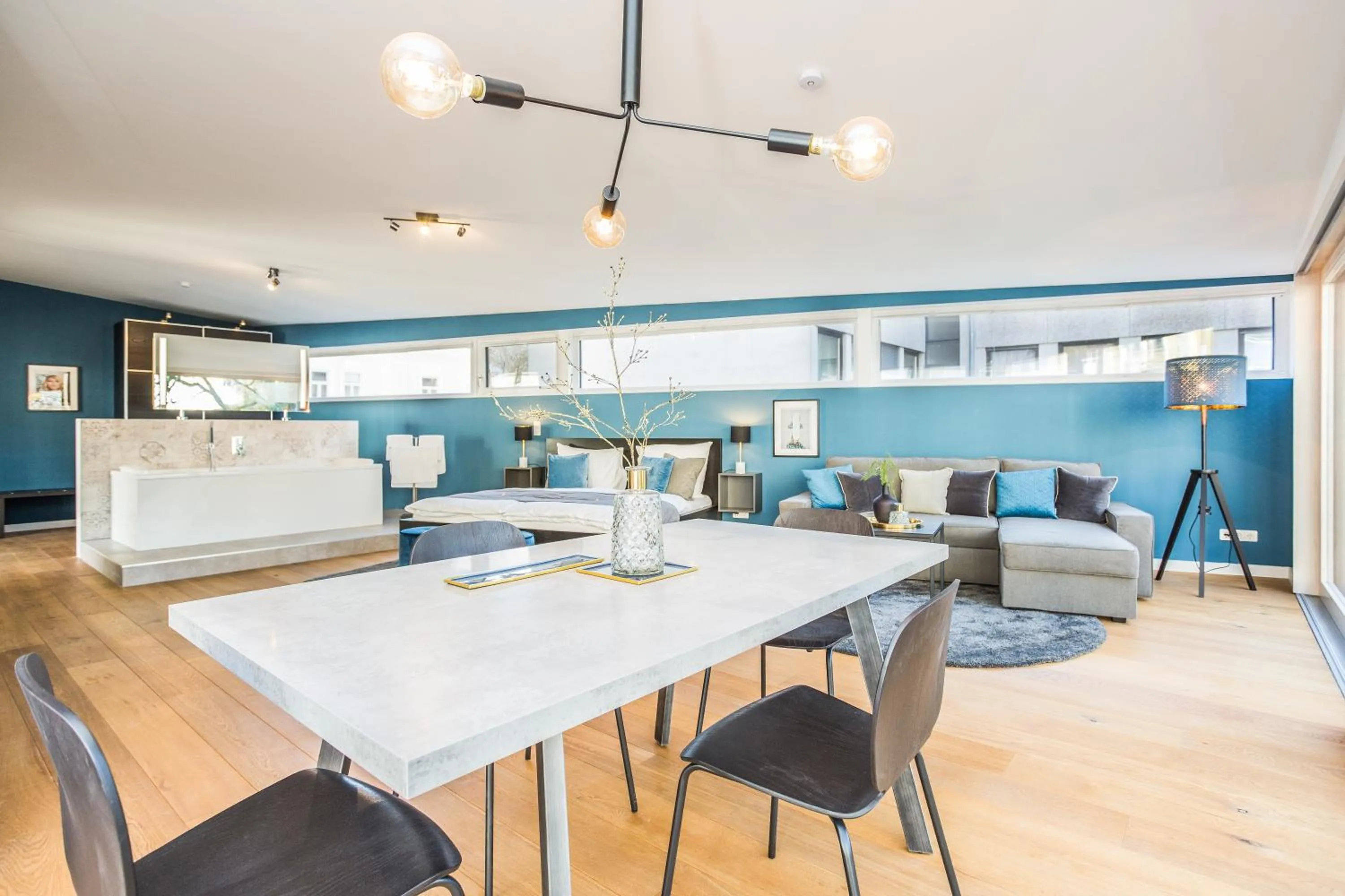 Bathroom in Room 4 & 5 Apartments