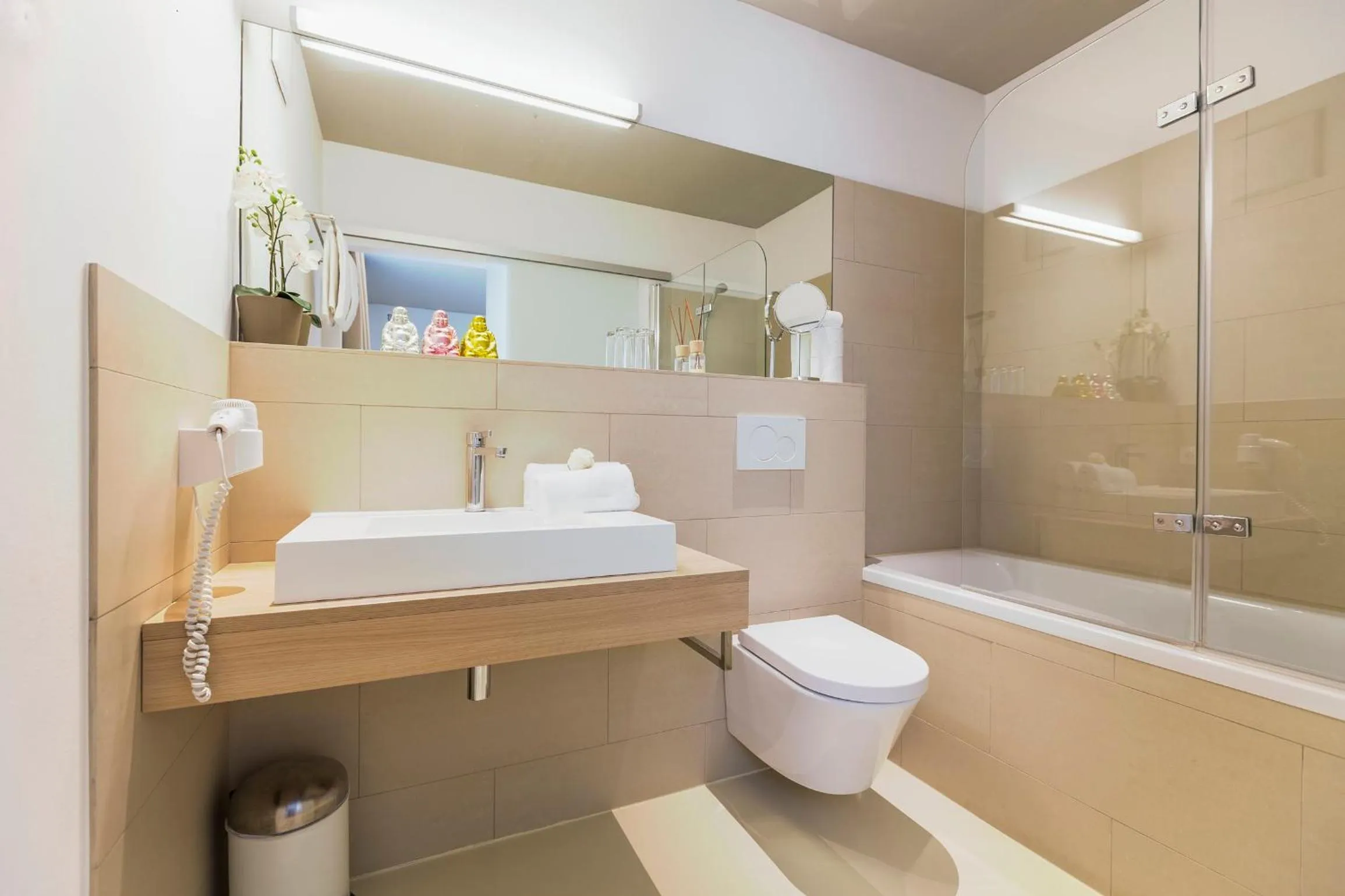 Bathroom in Room 4 & 5 Apartments