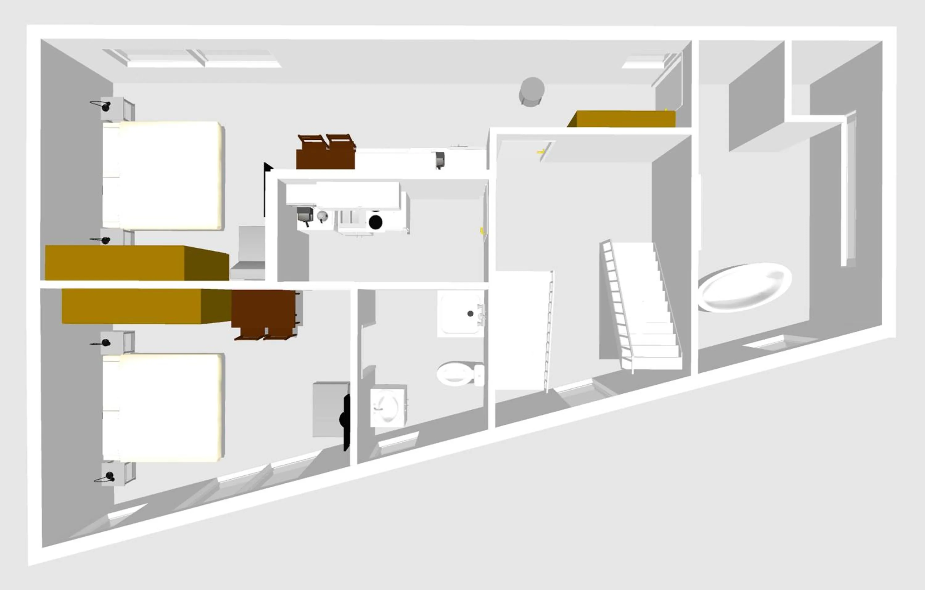 Photo of the whole room in Room 4 & 5 Apartments