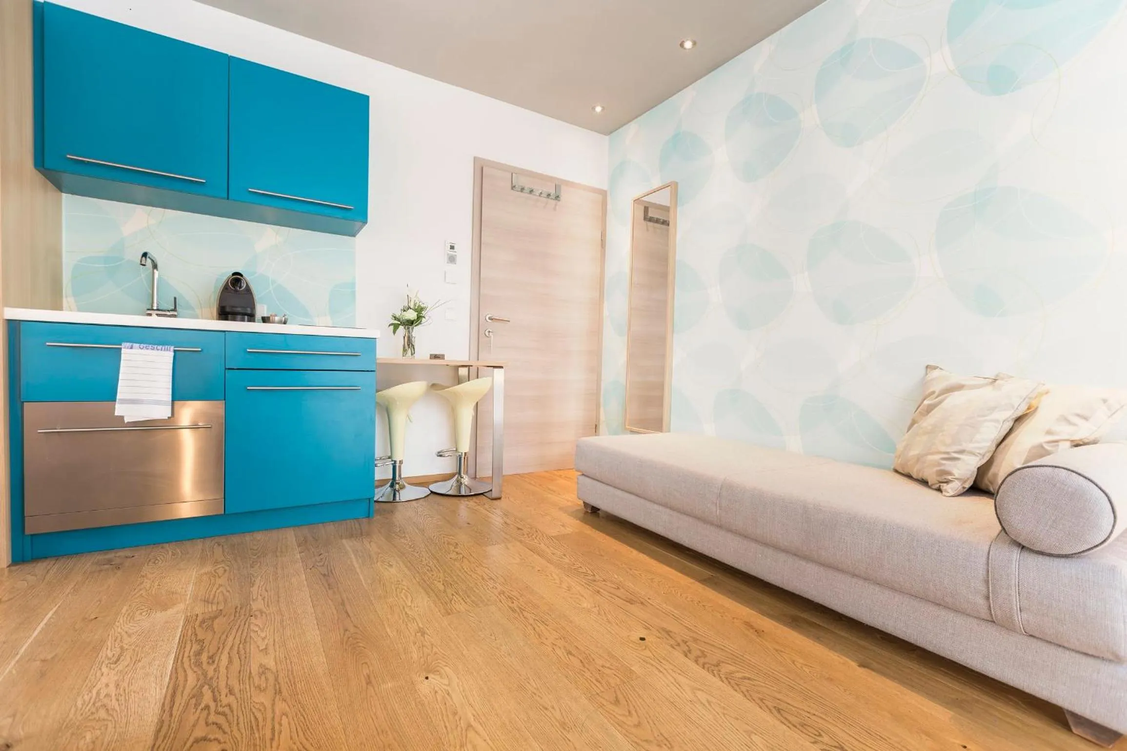 Kitchen or kitchenette in Room 4 & 5 Apartments