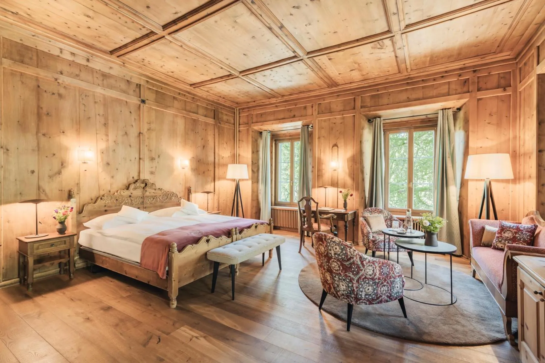 Bed in Parkhotel Margna Superior