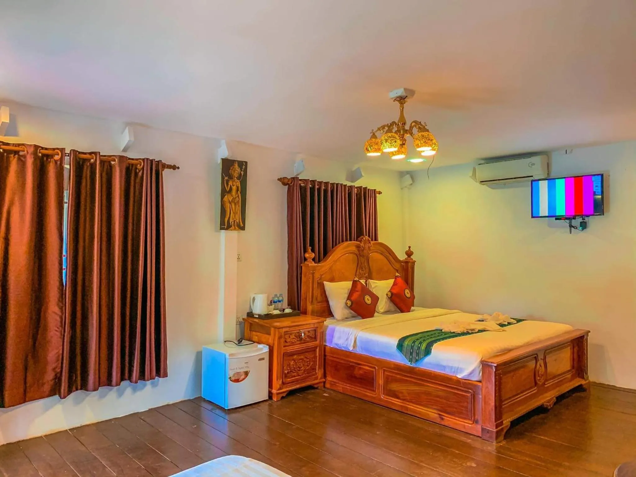 Bed in Greenhouse Retreat