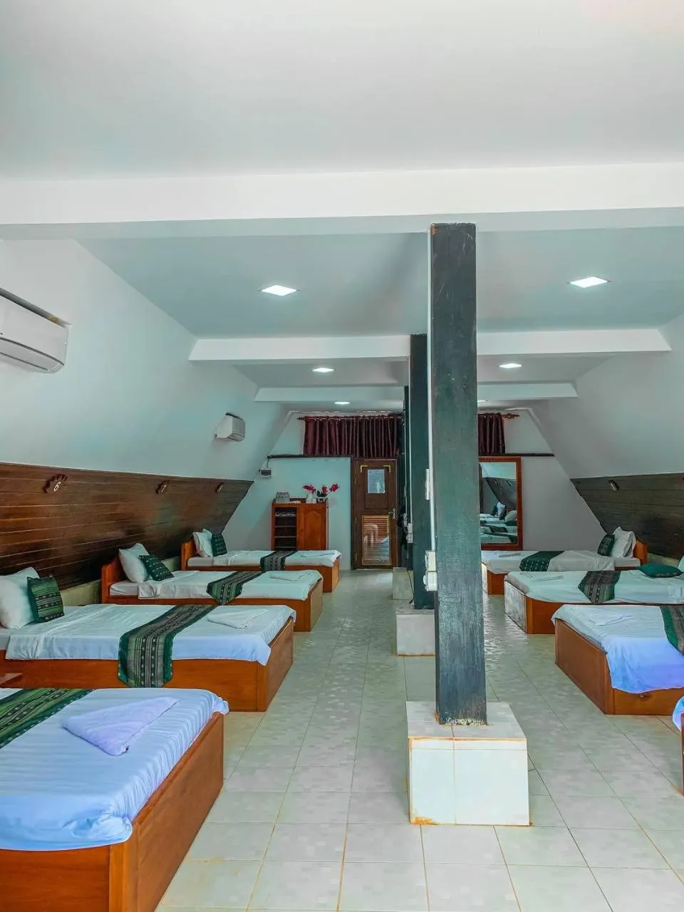 Bed in Greenhouse Retreat