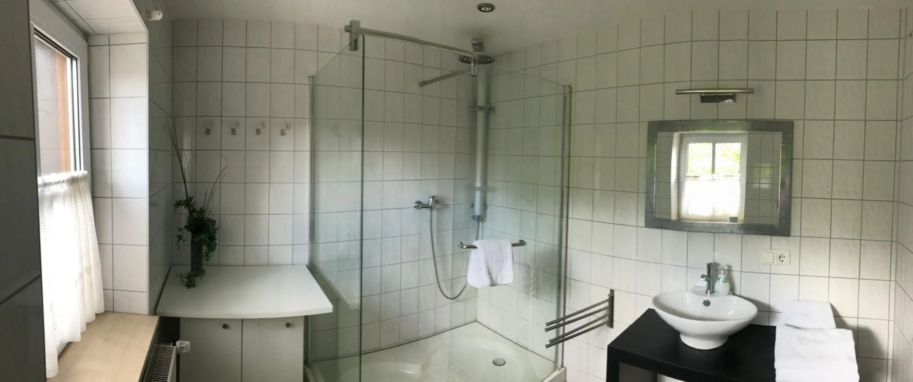 Shower in Landhotel Rangau Gasthof & Brennerei