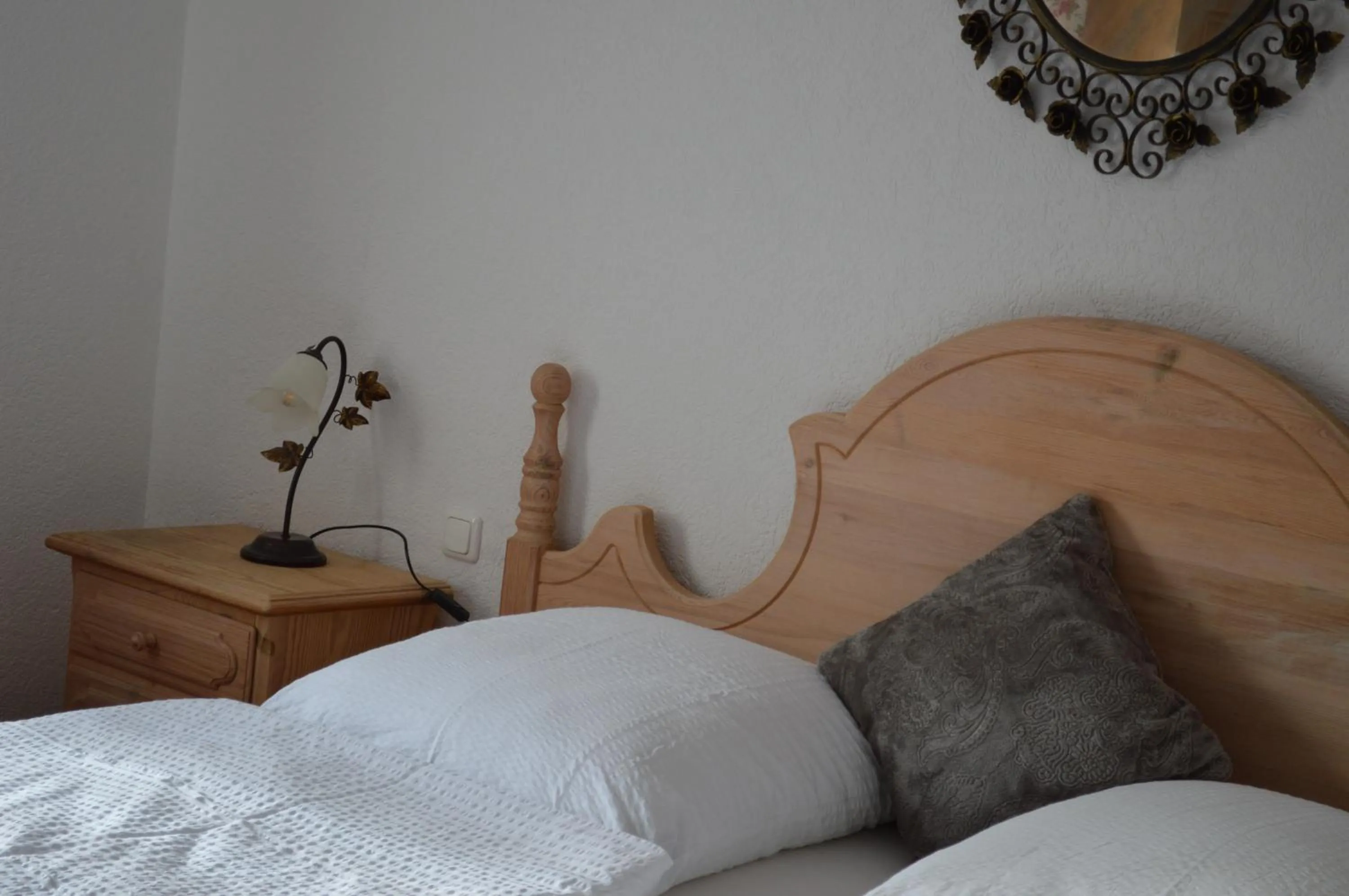 Decorative detail, Bed in Landhotel Rangau Gasthof & Brennerei