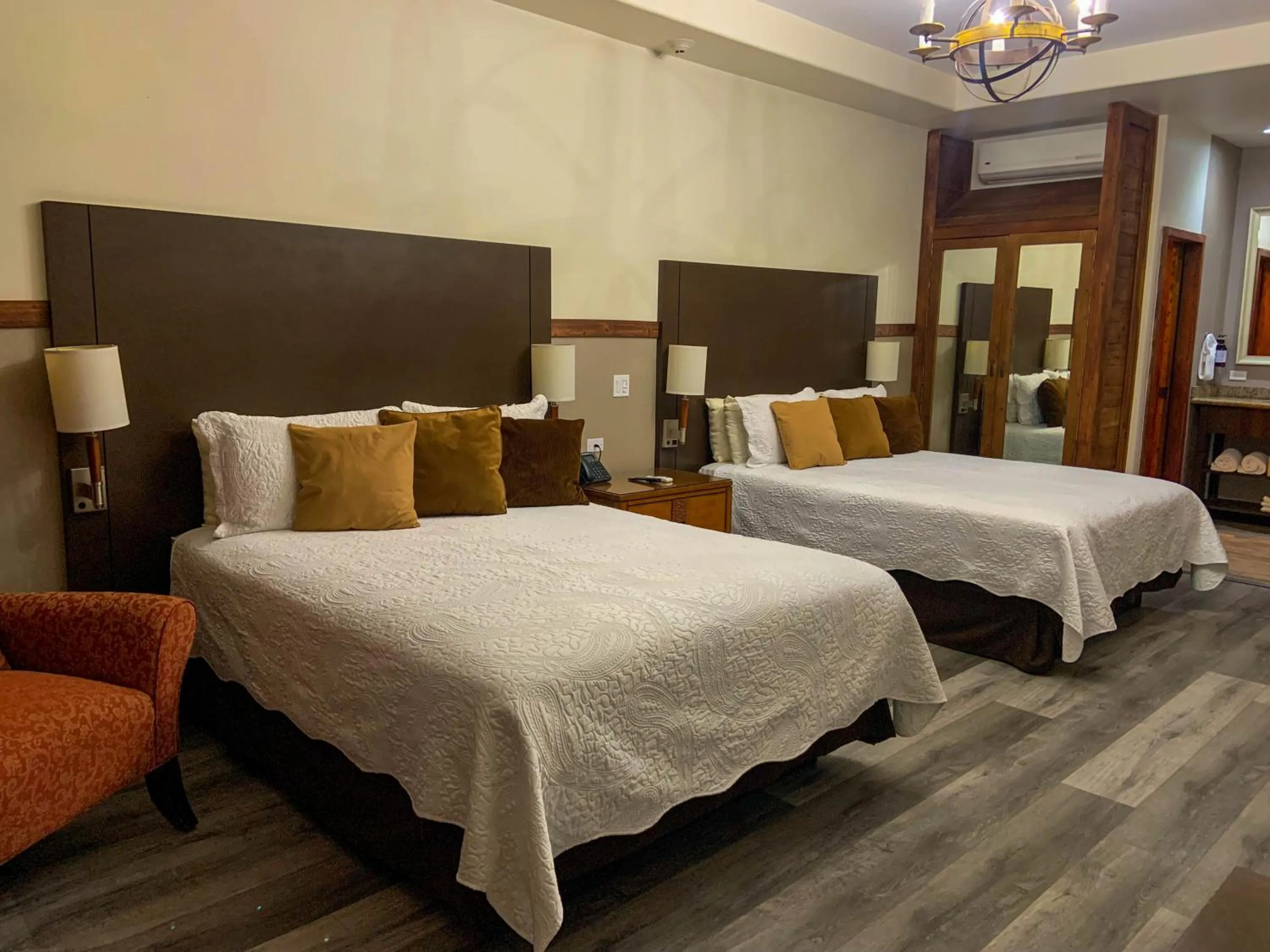 Bed in Hotel Hacienda Santana