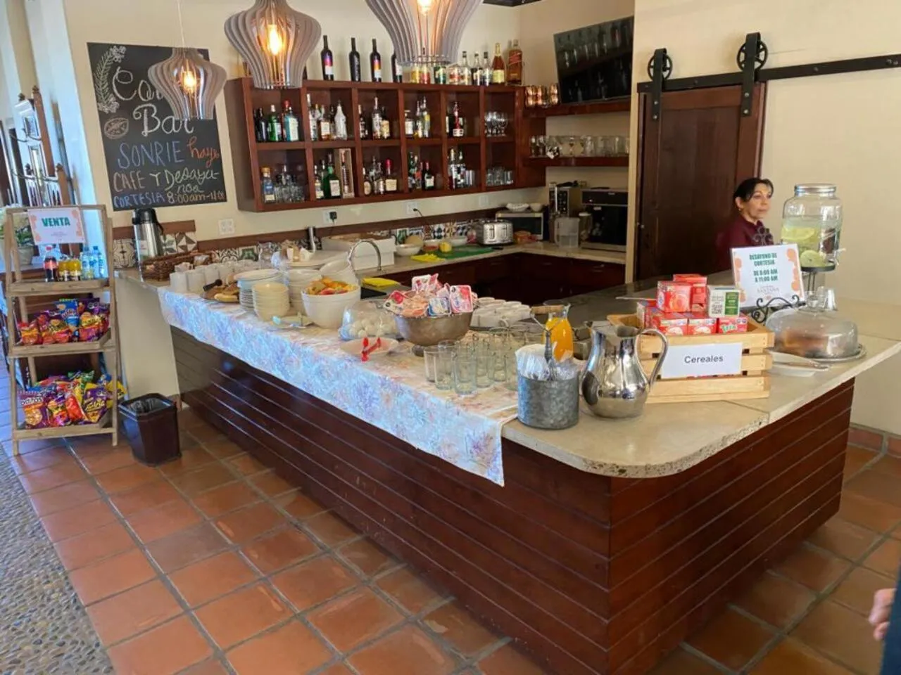 Breakfast in Hotel Hacienda Santana