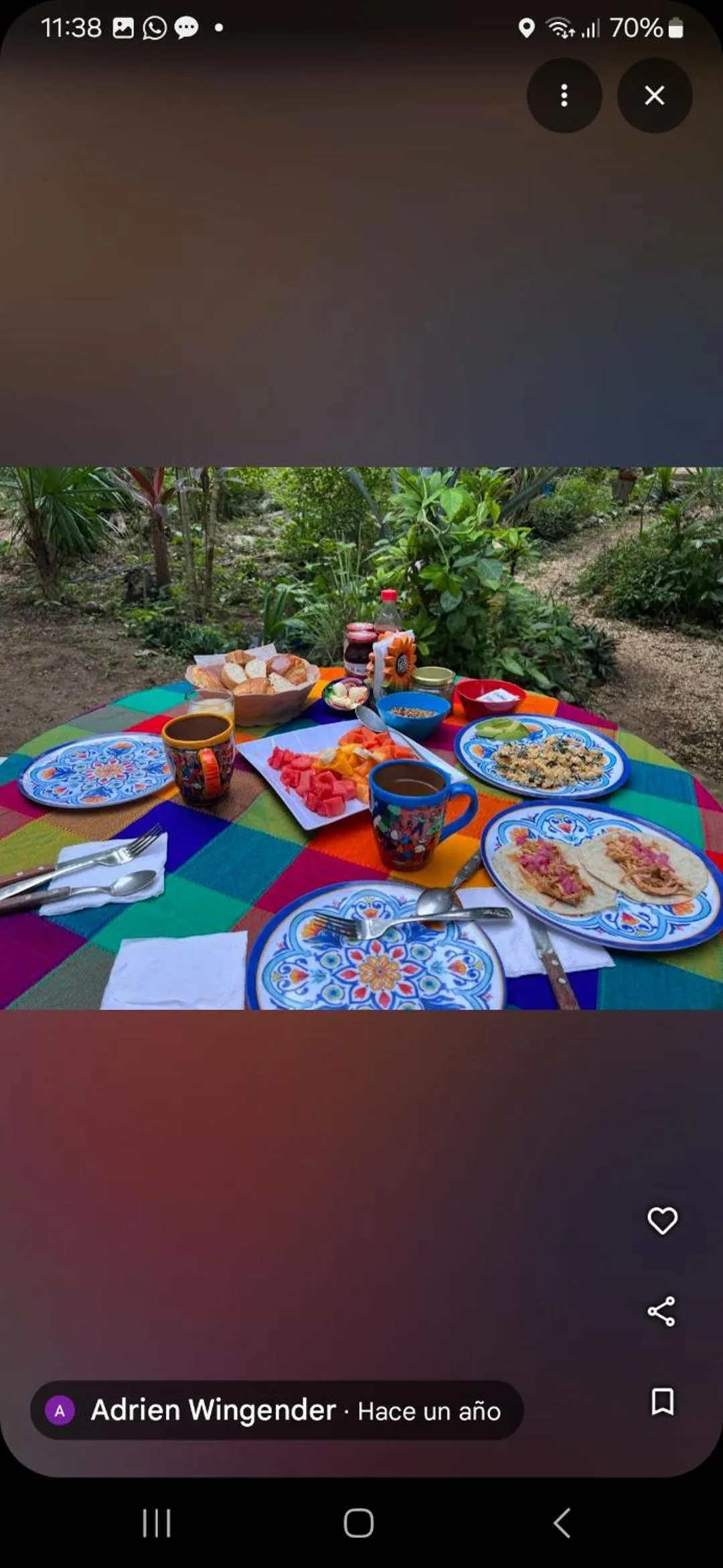 Breakfast in Mayan Bungalow Near Chichén