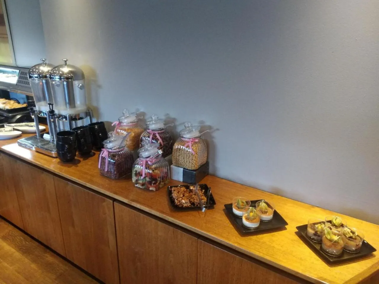 Buffet breakfast in Miramonte Chalet Hotel Spa