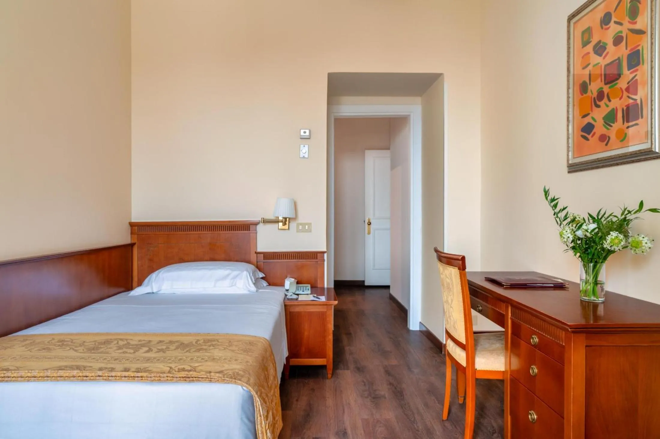 Bed in Excelsior Palace Hotel