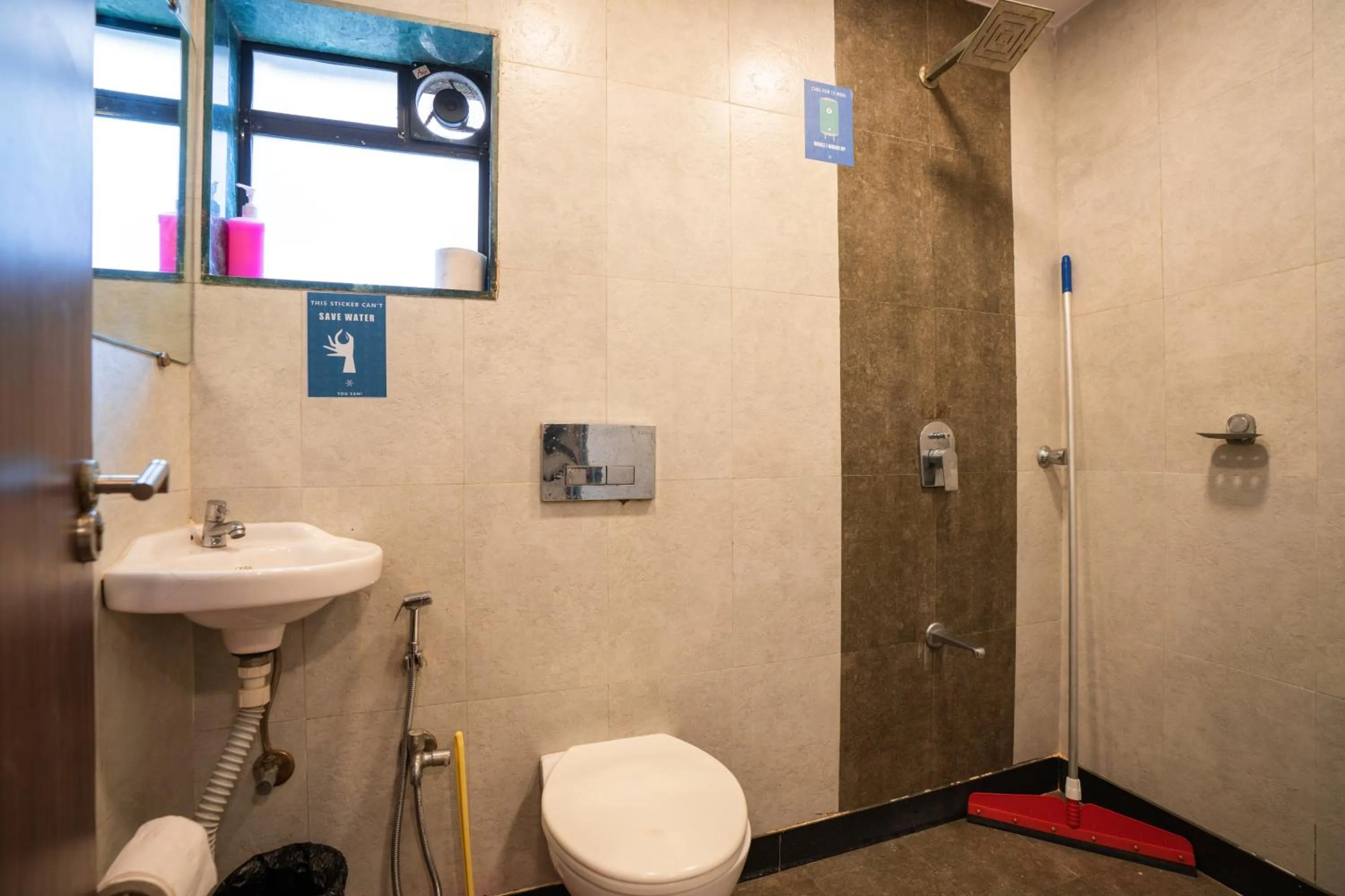Bathroom in Zostel Mumbai