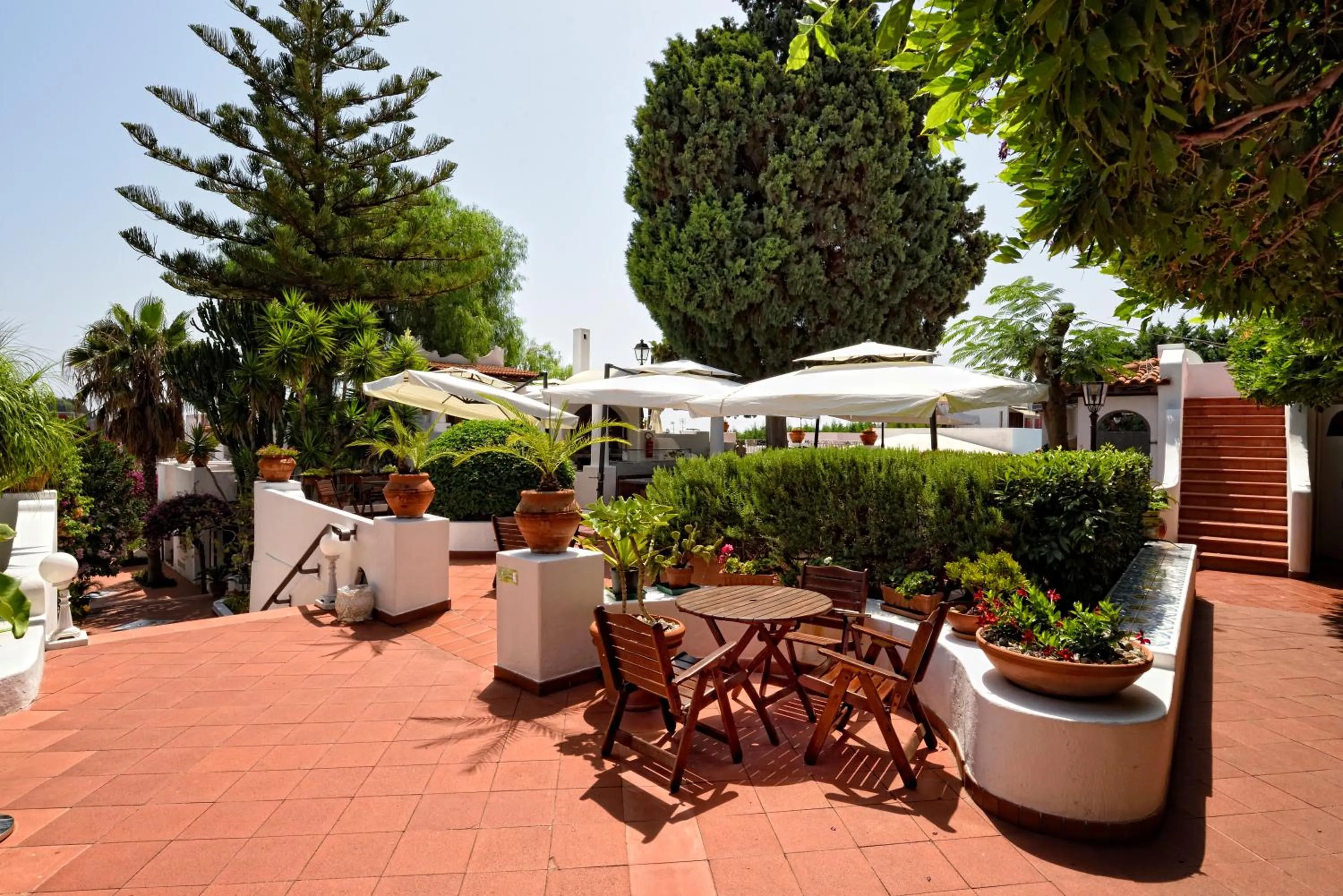 Patio in Gattopardo Park Hotel