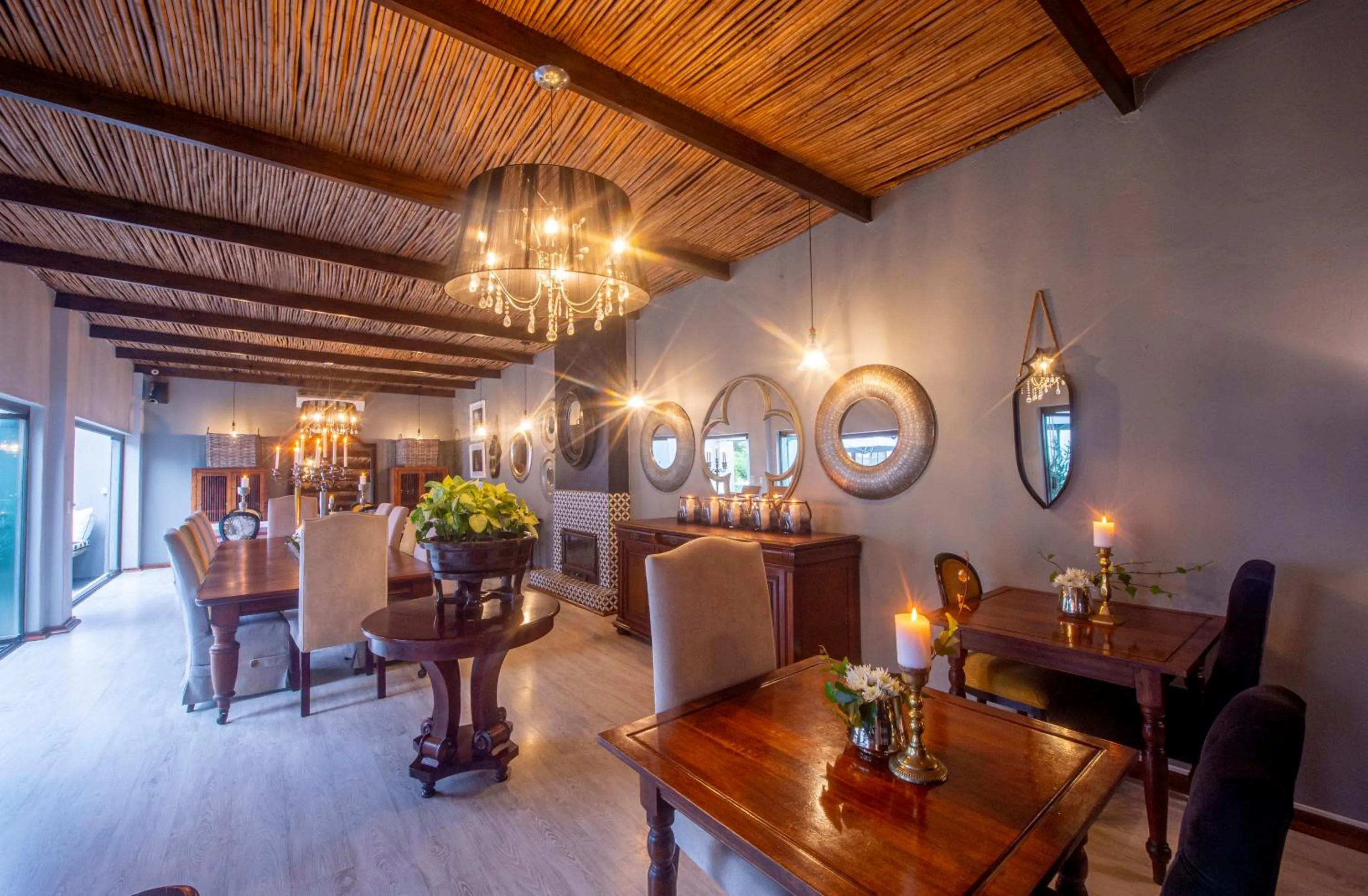 Dining area in Lairds Lodge Country Estate