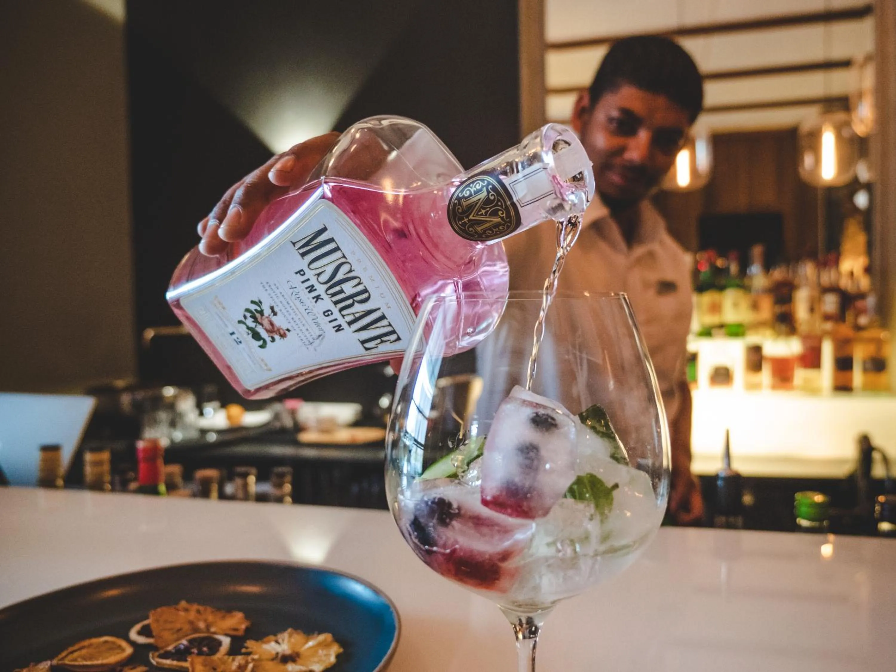 Drinks in Lairds Lodge Country Estate