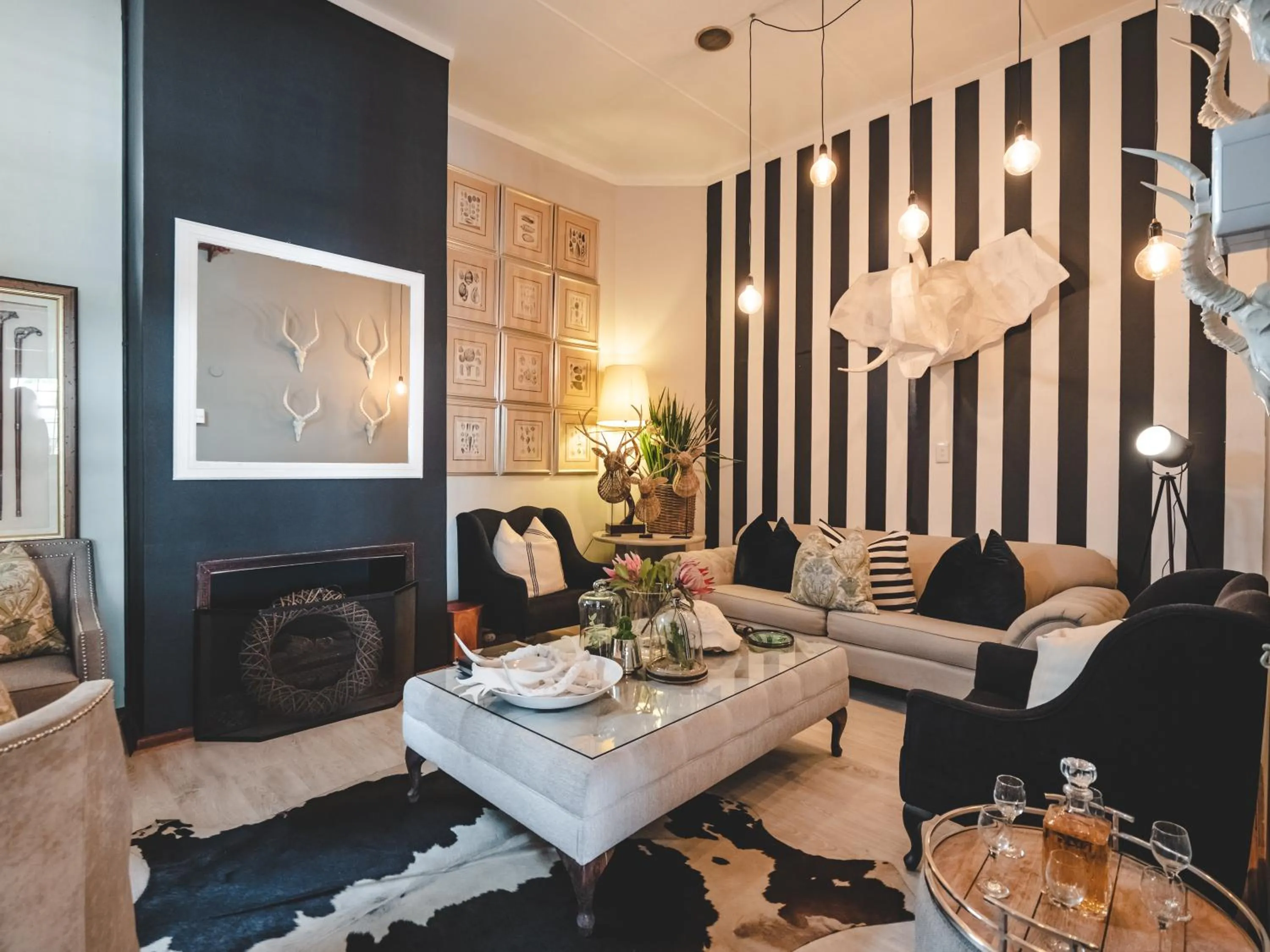 Seating area in Lairds Lodge Country Estate