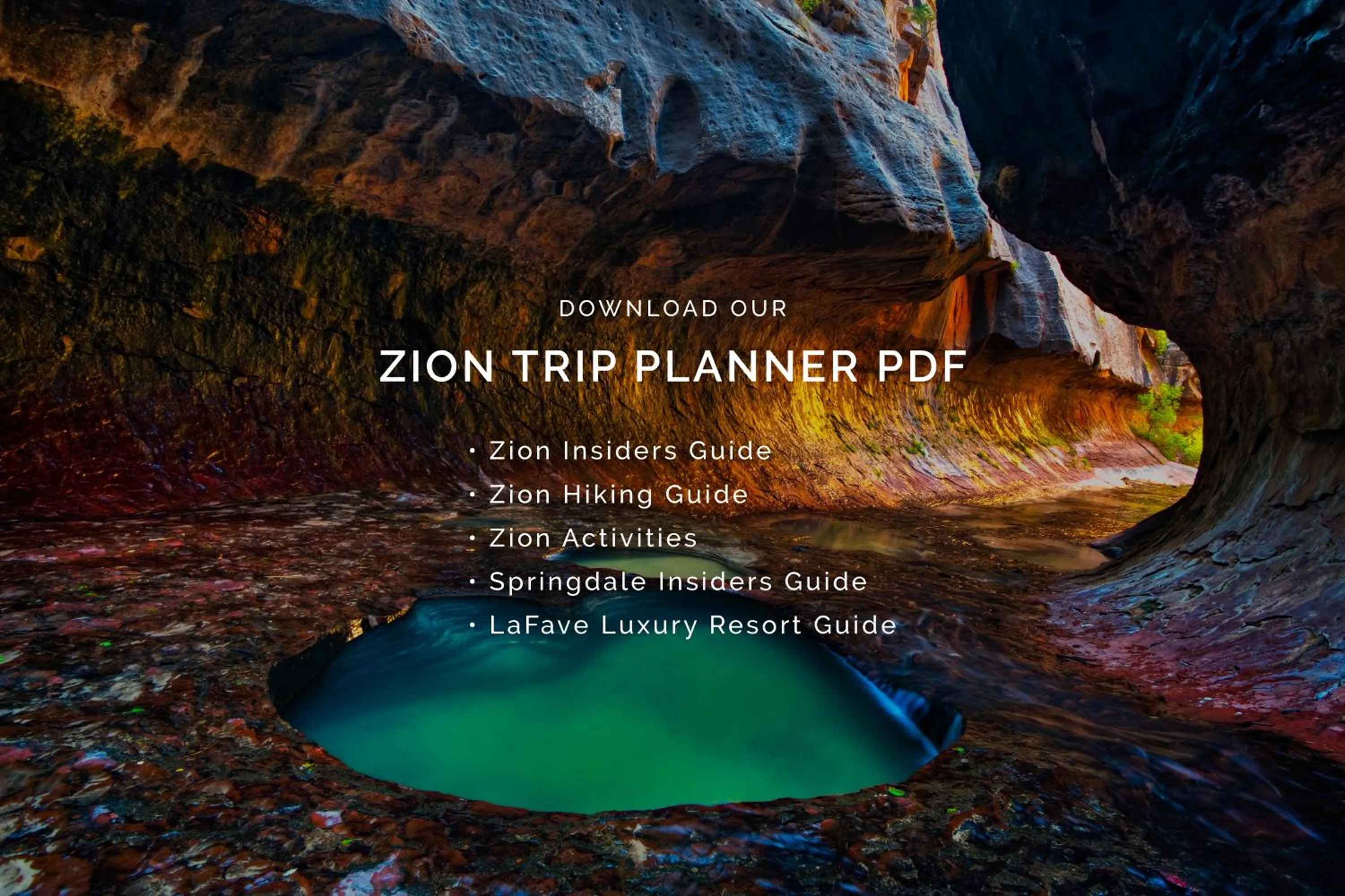 Guests in LaFave Luxury Rentals at Zion