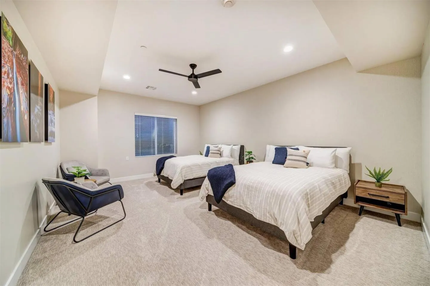 Bed in LaFave Luxury Rentals at Zion