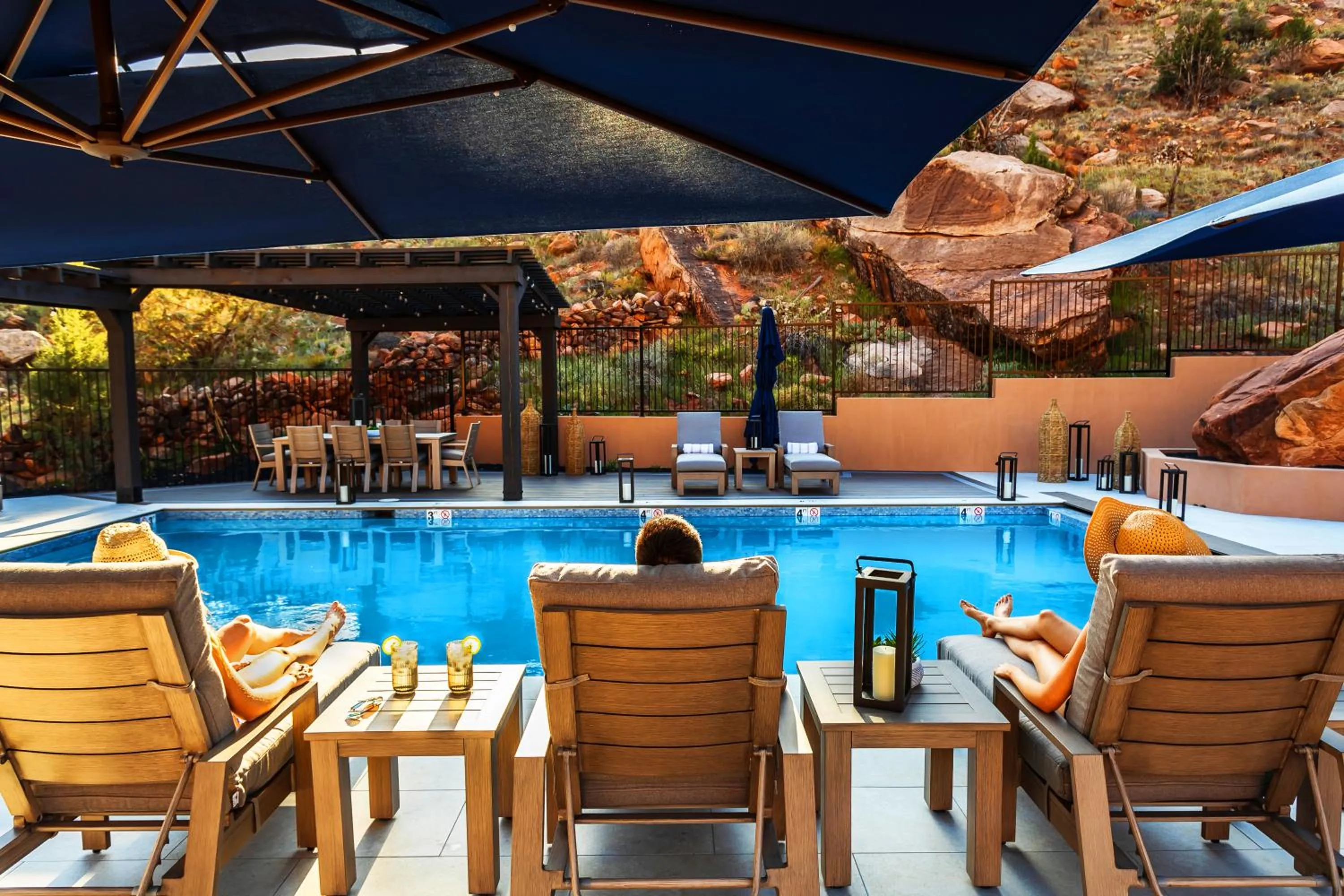 Swimming pool in LaFave Luxury Rentals at Zion