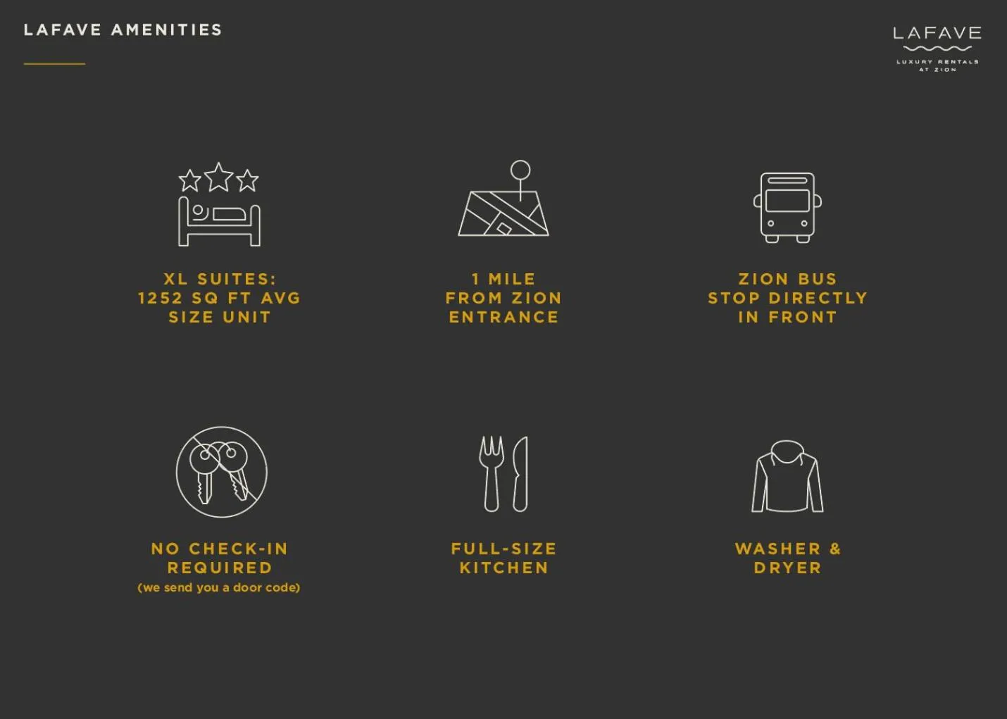 Guests in LaFave Luxury Rentals at Zion