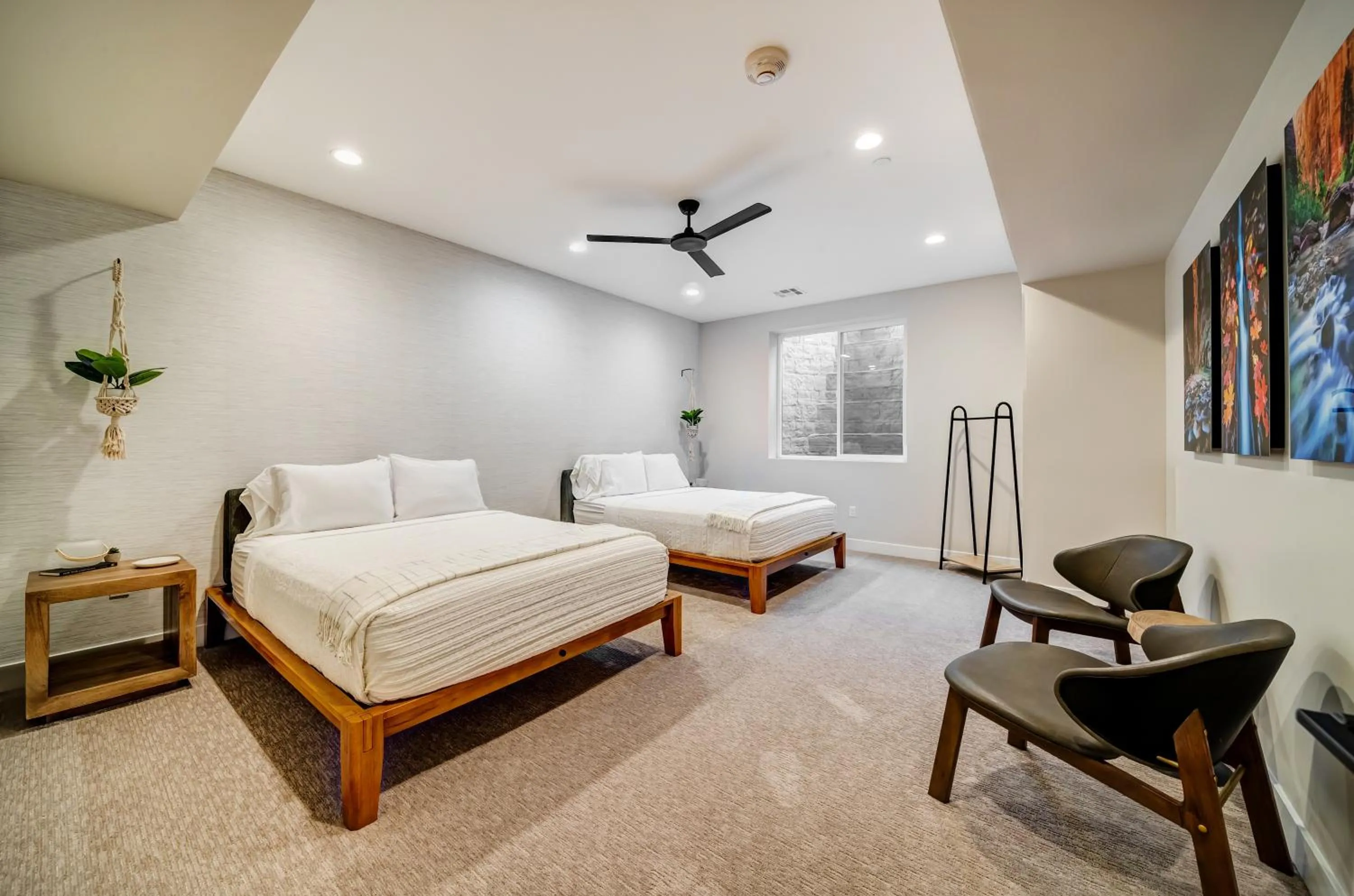 Bed in LaFave Luxury Rentals at Zion