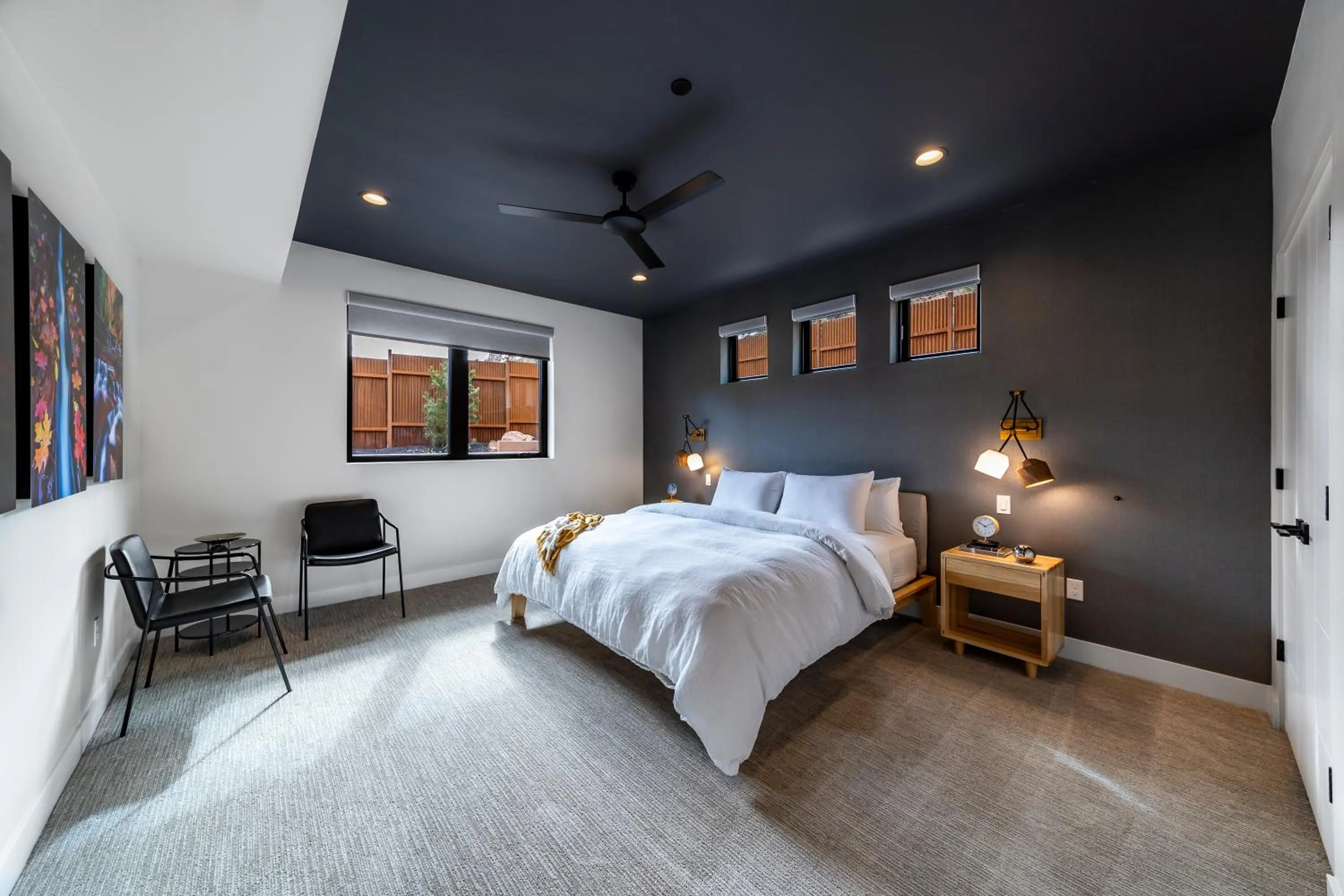 Bed in LaFave Luxury Rentals at Zion