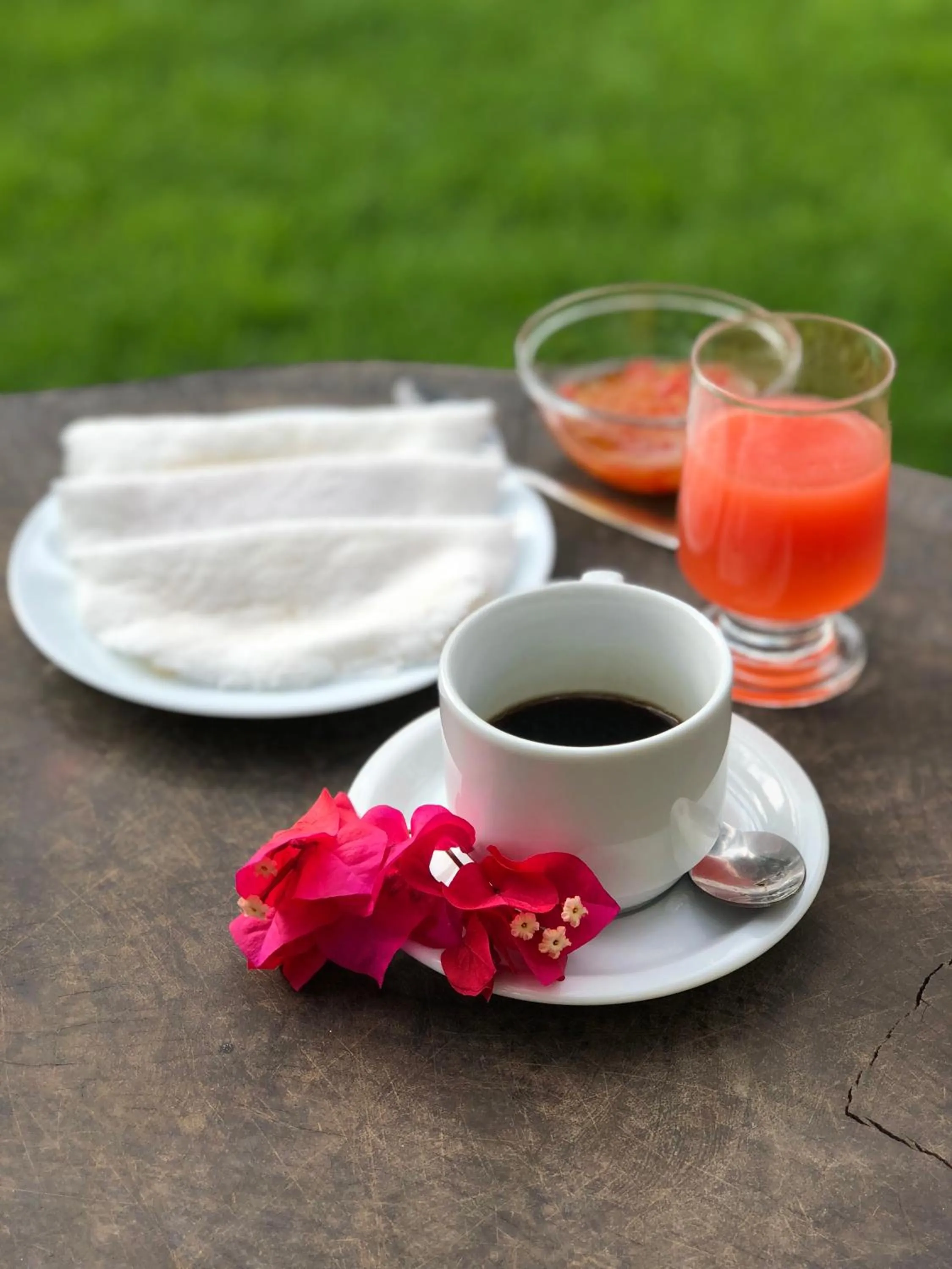 Breakfast in Pousada Maraoka