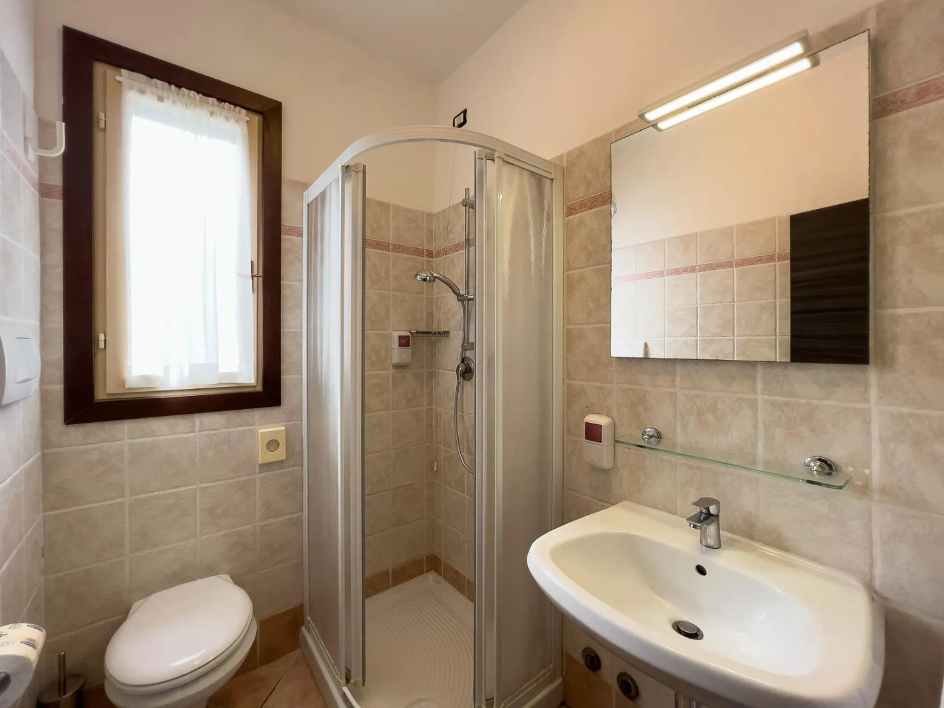 Bathroom in Hotel Brigantino