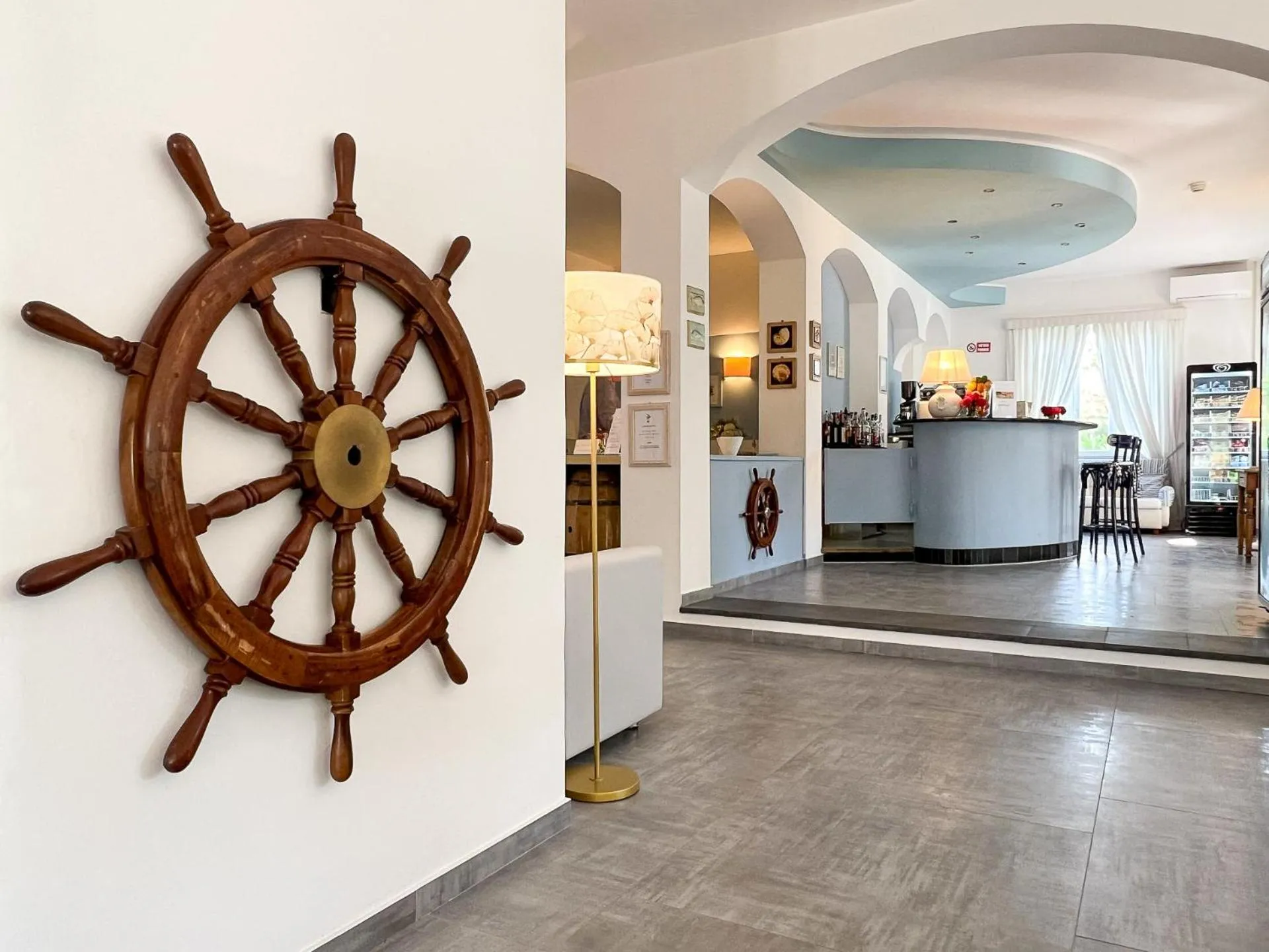 Lobby or reception in Hotel Brigantino