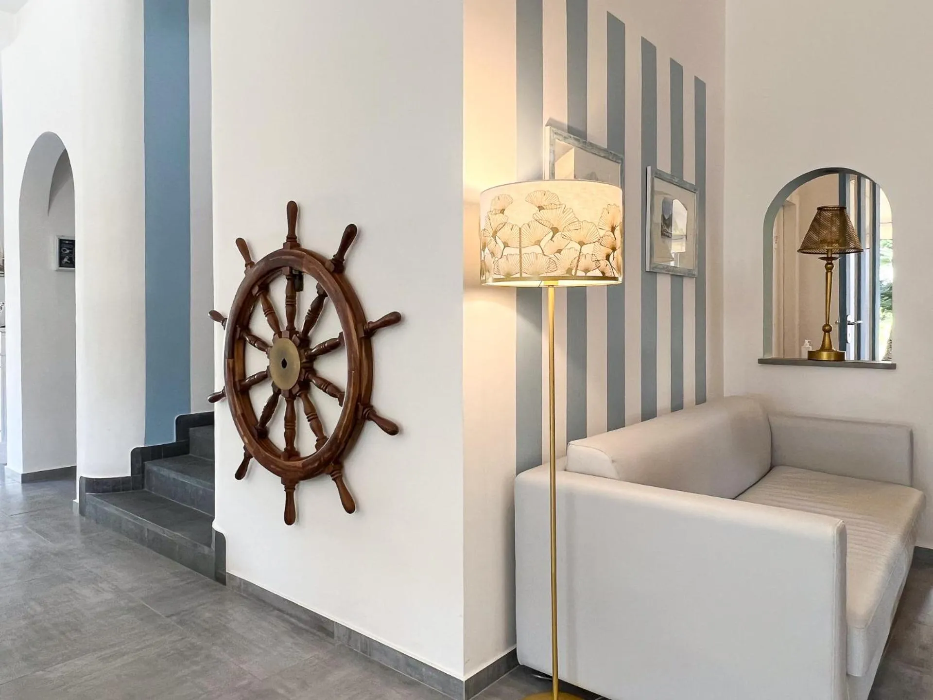 Decorative detail in Hotel Brigantino