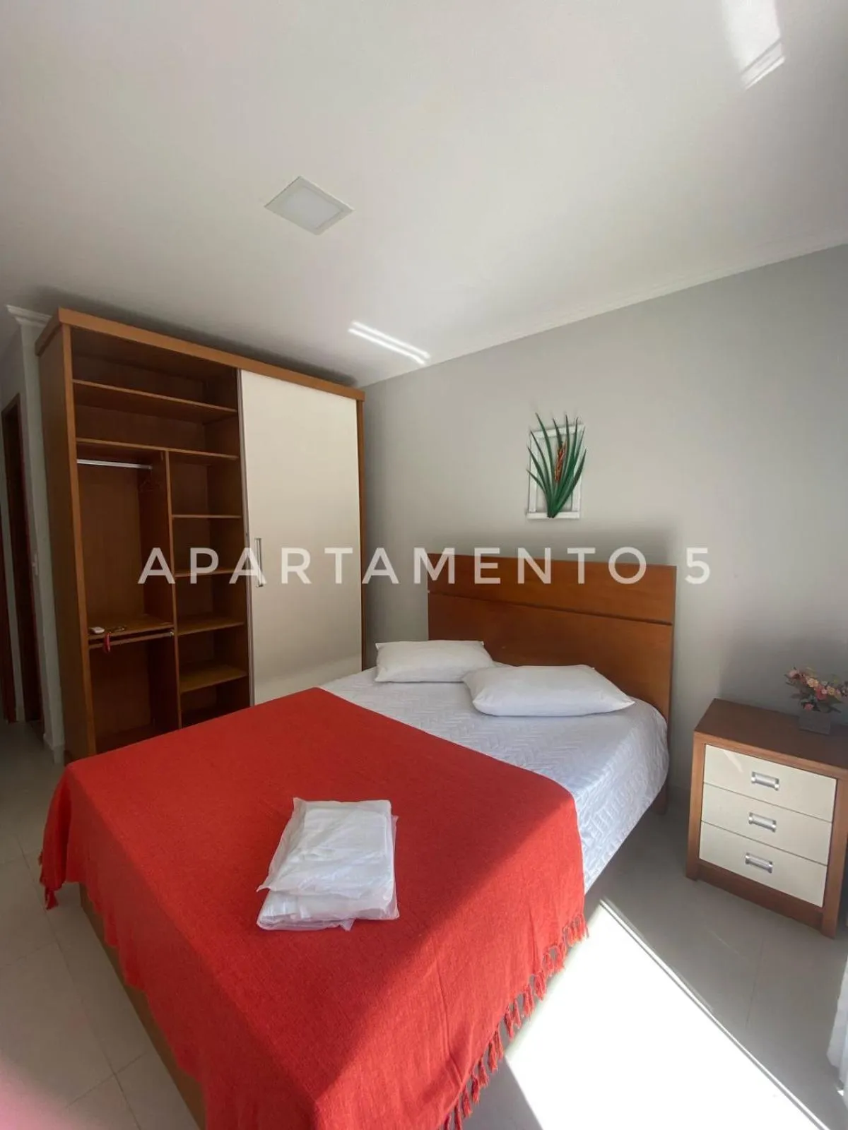 Bed in Apart Hotel Angra dos Reis II