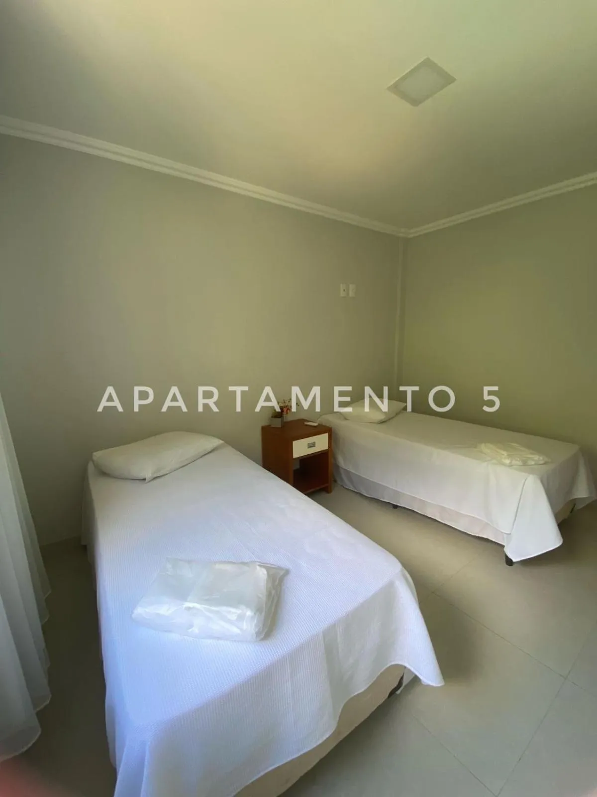 Bed in Apart Hotel Angra dos Reis II