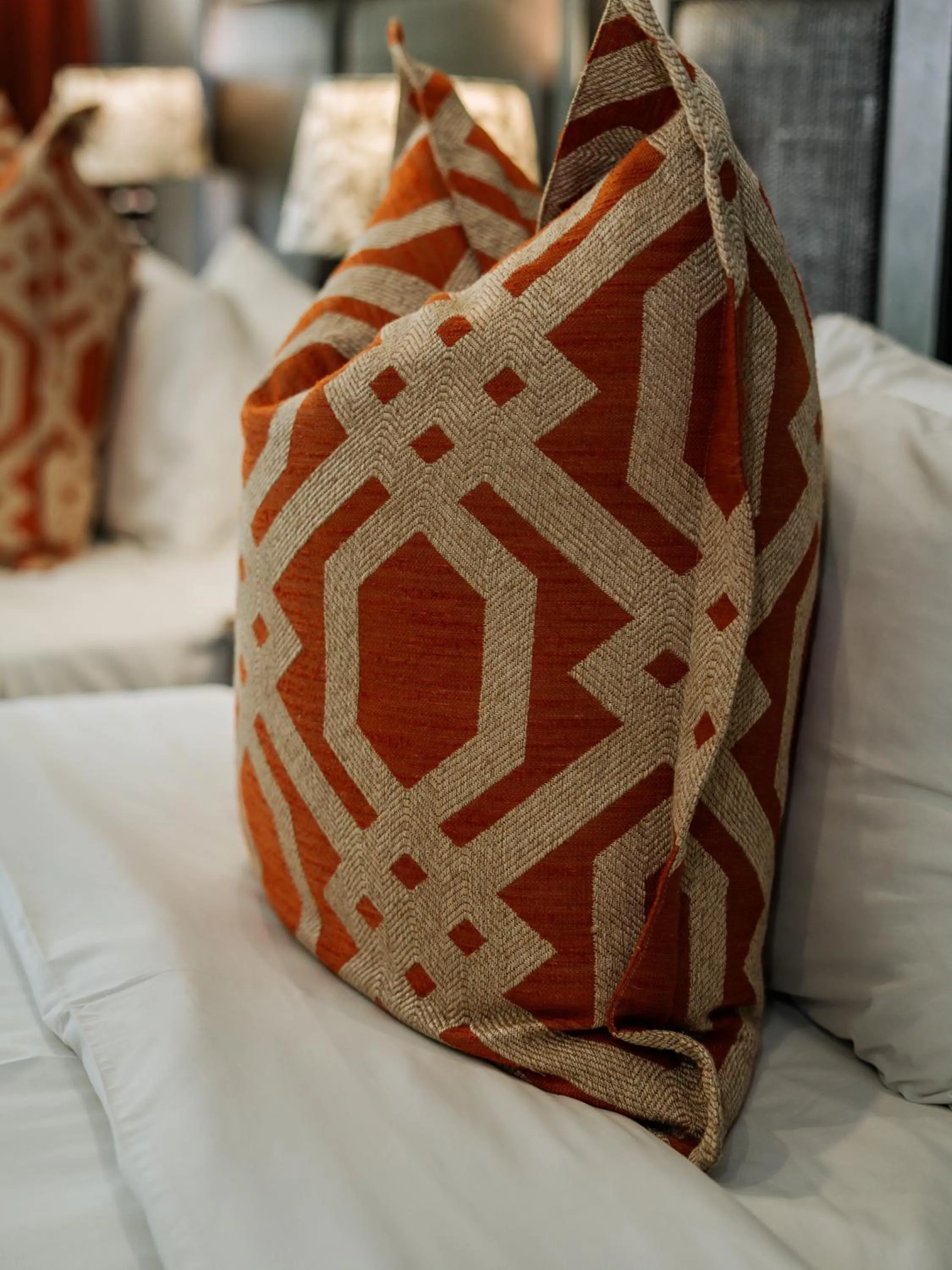 Decorative detail, Bed in La Roca Guest House
