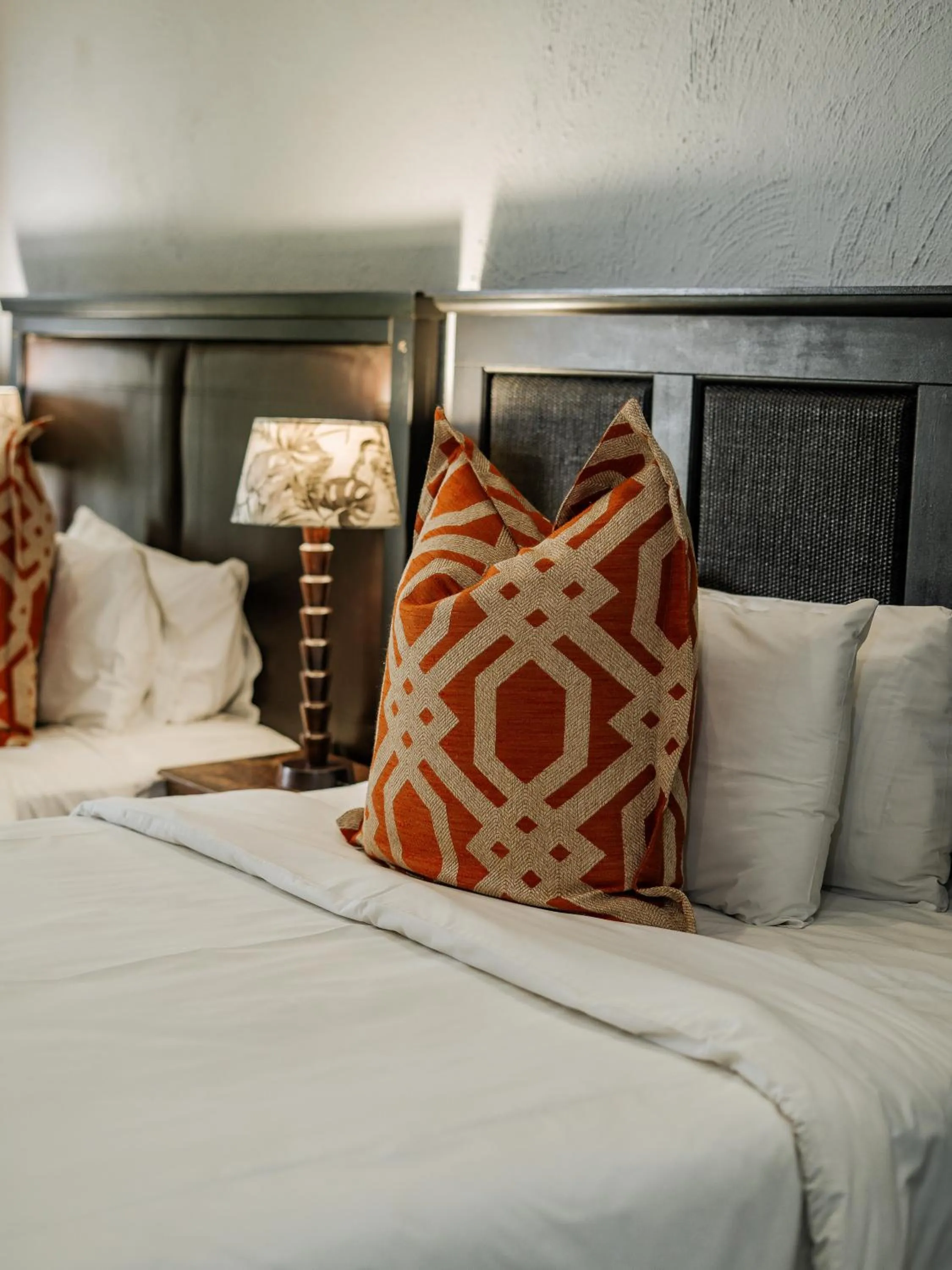 Decorative detail, Bed in La Roca Guest House